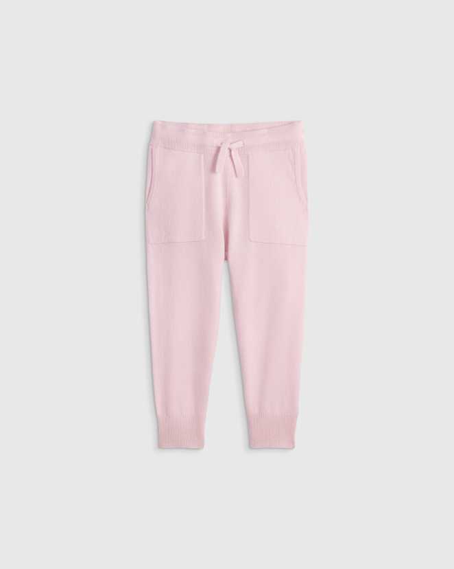 Minimal Pink Washable Cashmere Jogger