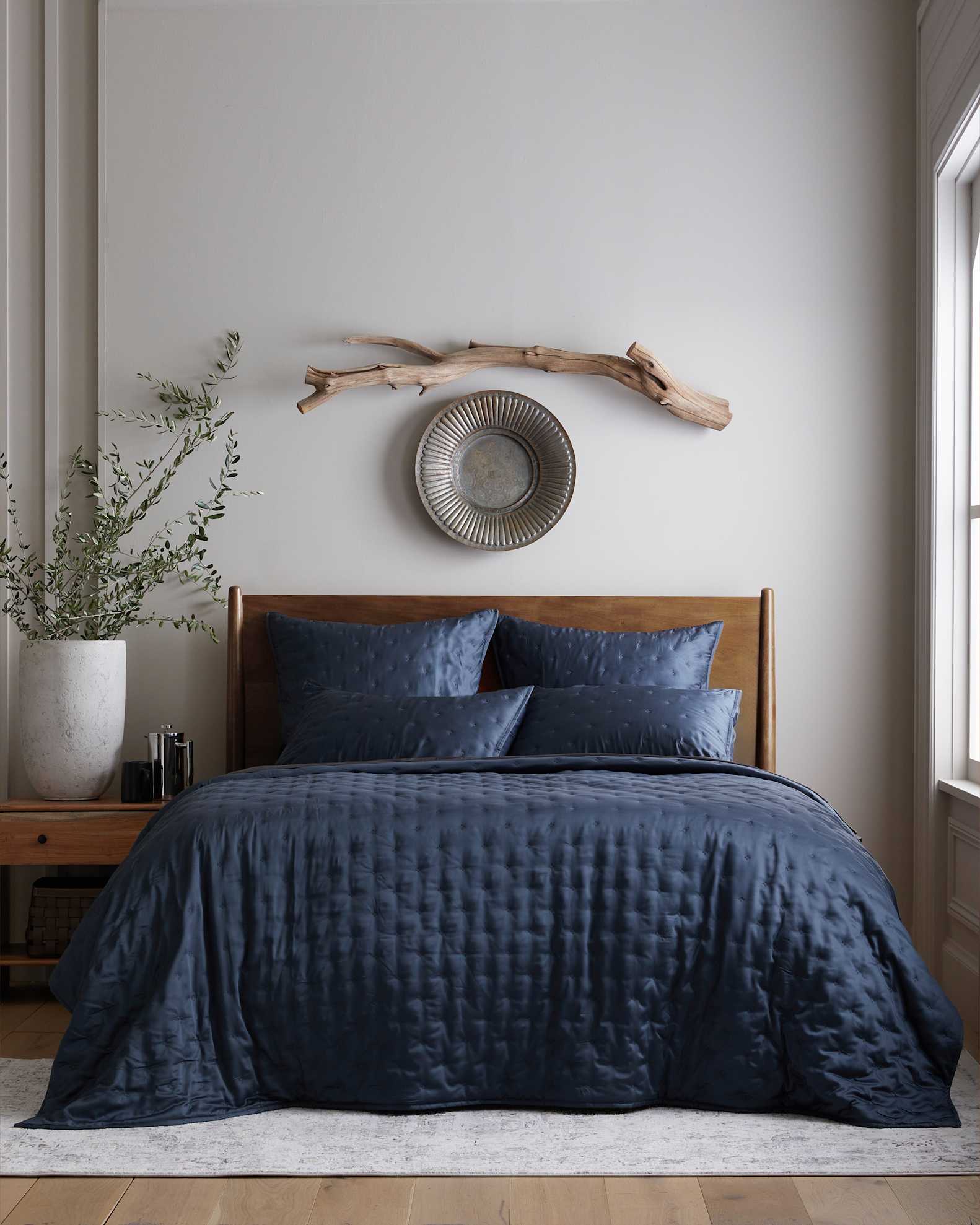 Organic Bamboo Lyocell Quilted Euro Sham