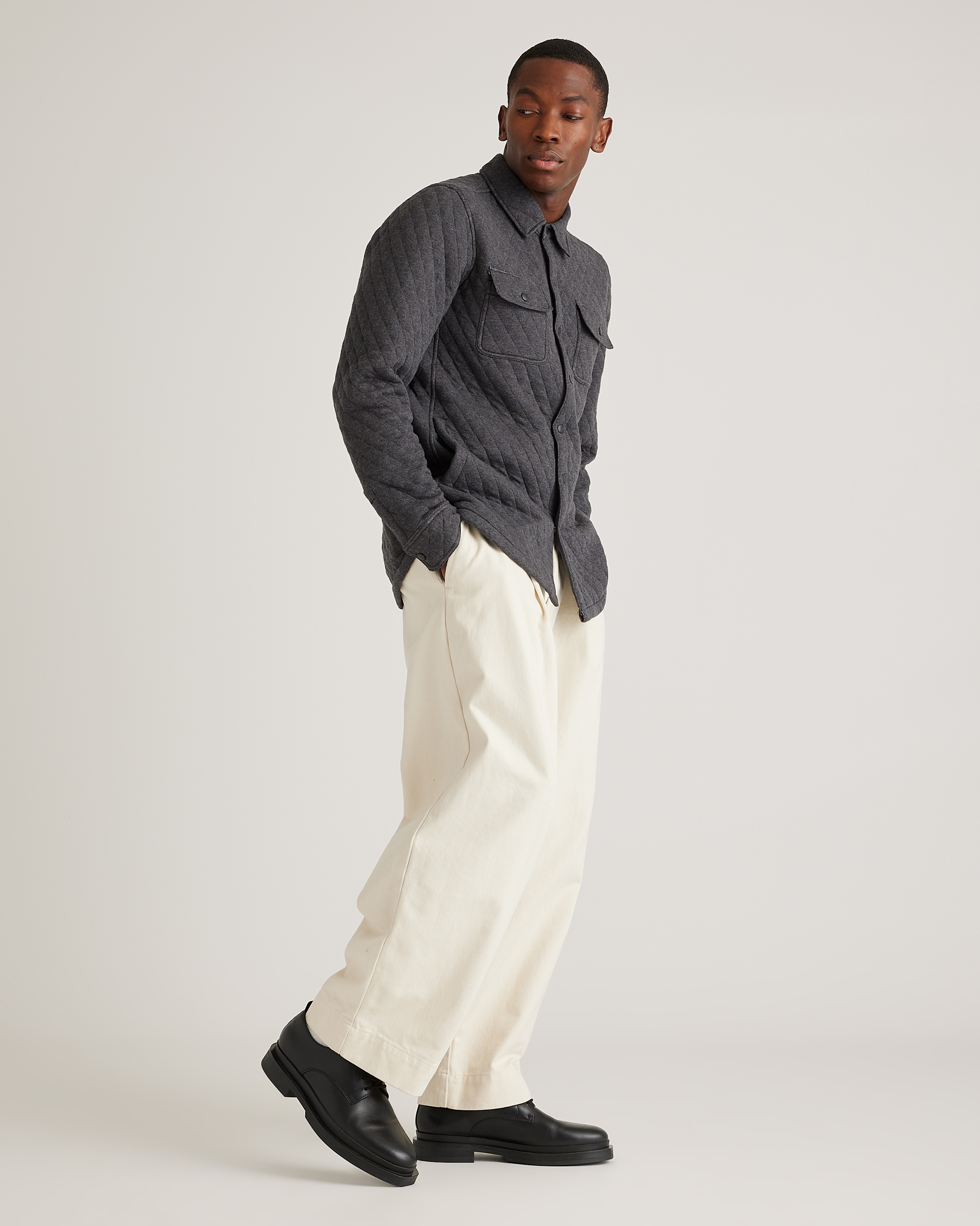 Quilted CPO Overshirt