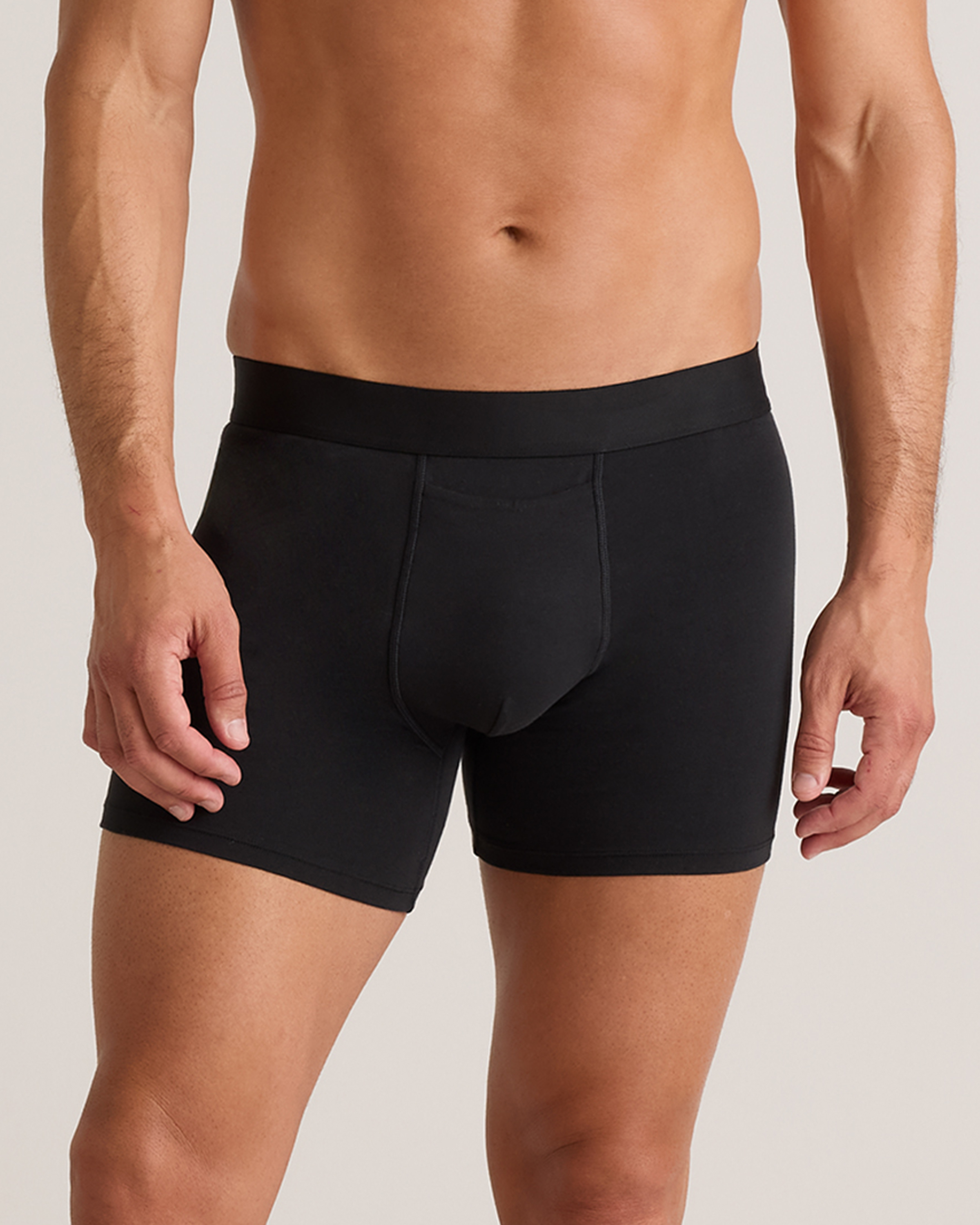 Black Organic Cotton 4'' Trunk (3-pack)