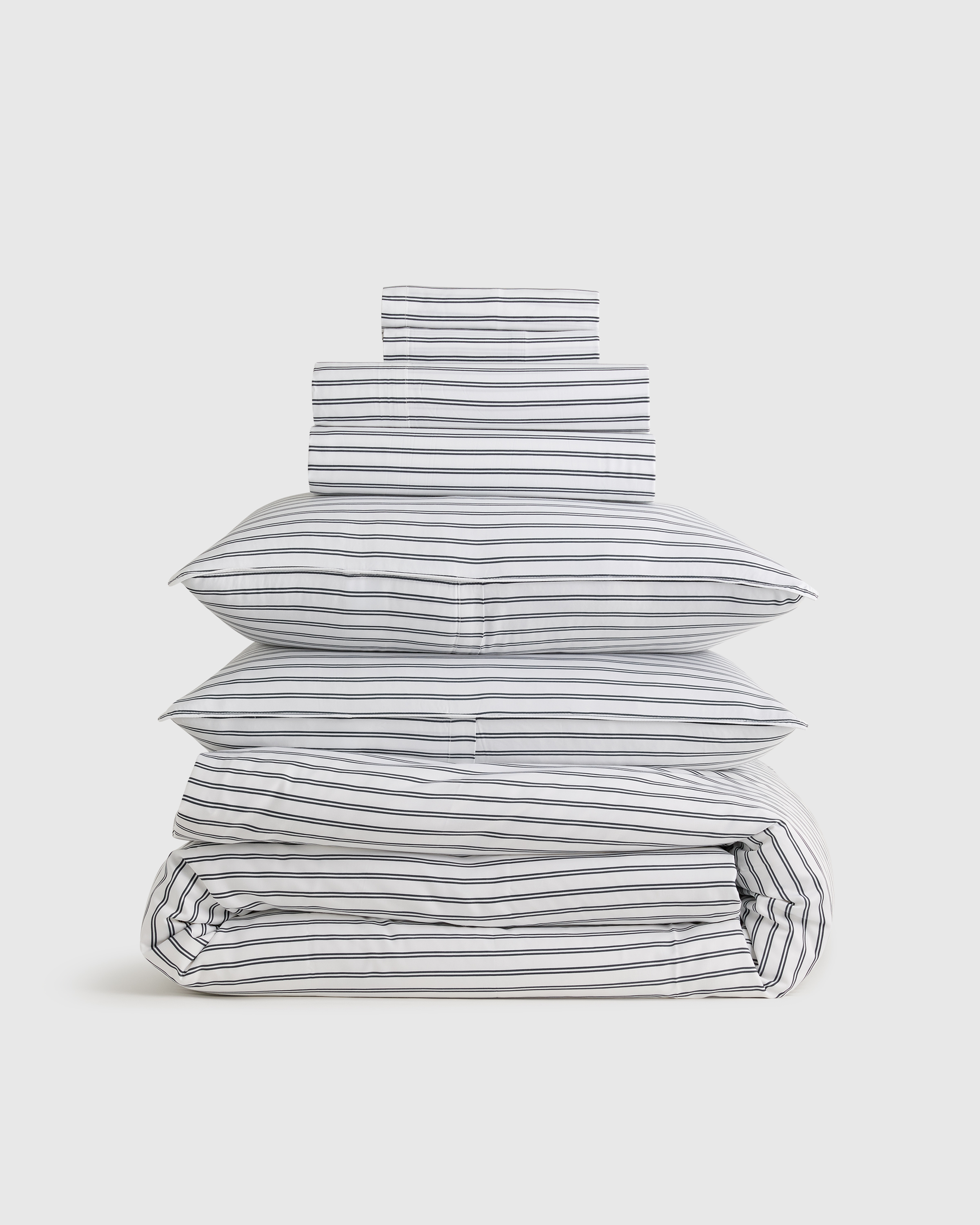 Double Stripe Nightfall Bamboo Deluxe Bedding Bundle