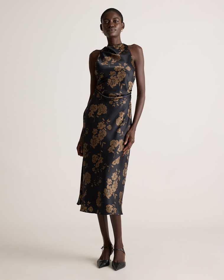 banana republic eclipse silk midi dress Kaia Silk Midi Dress