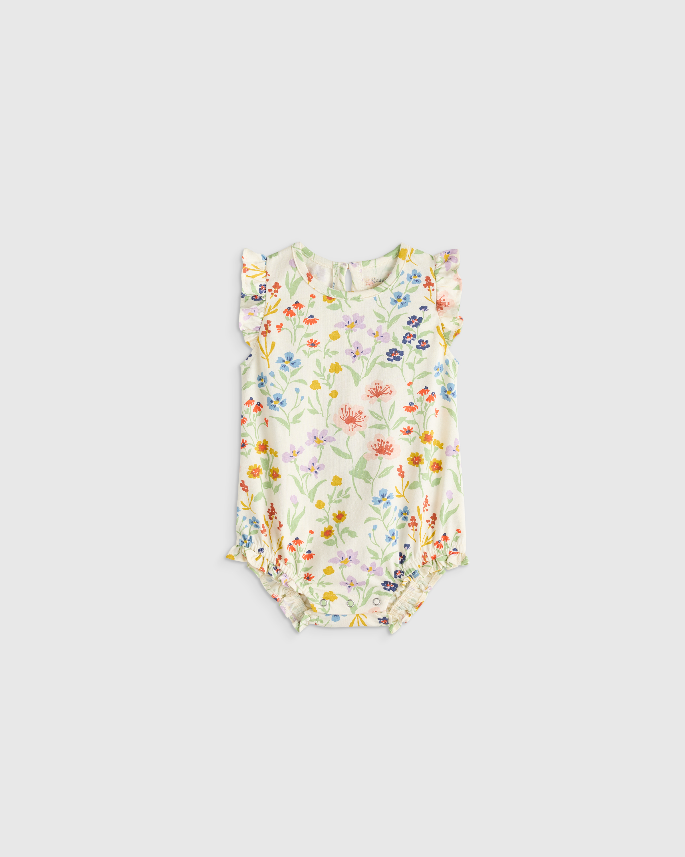 Garden Path 100% Organic Cotton Bubble Romper