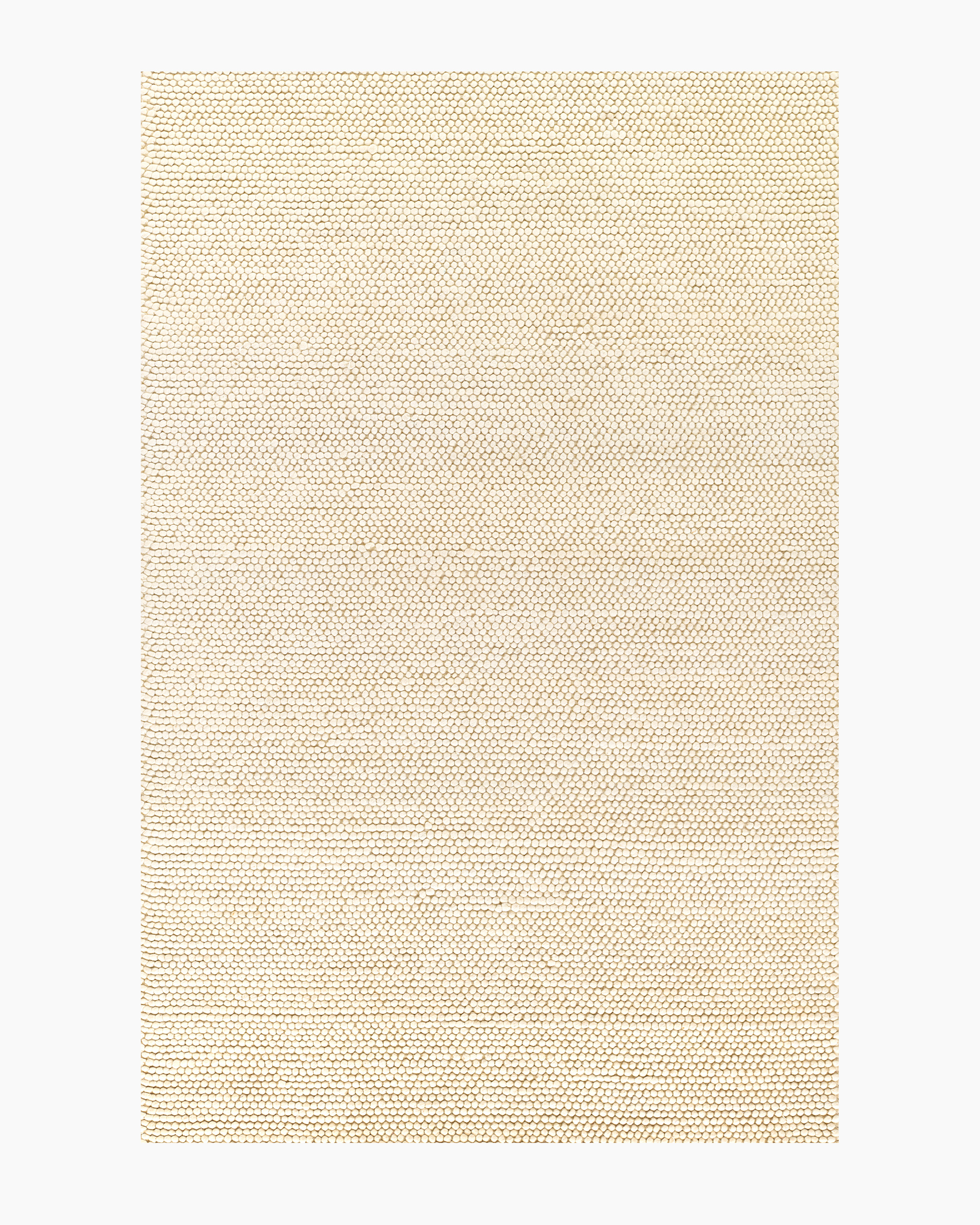 Cream Tapis Tribeca tissé à la main en laine