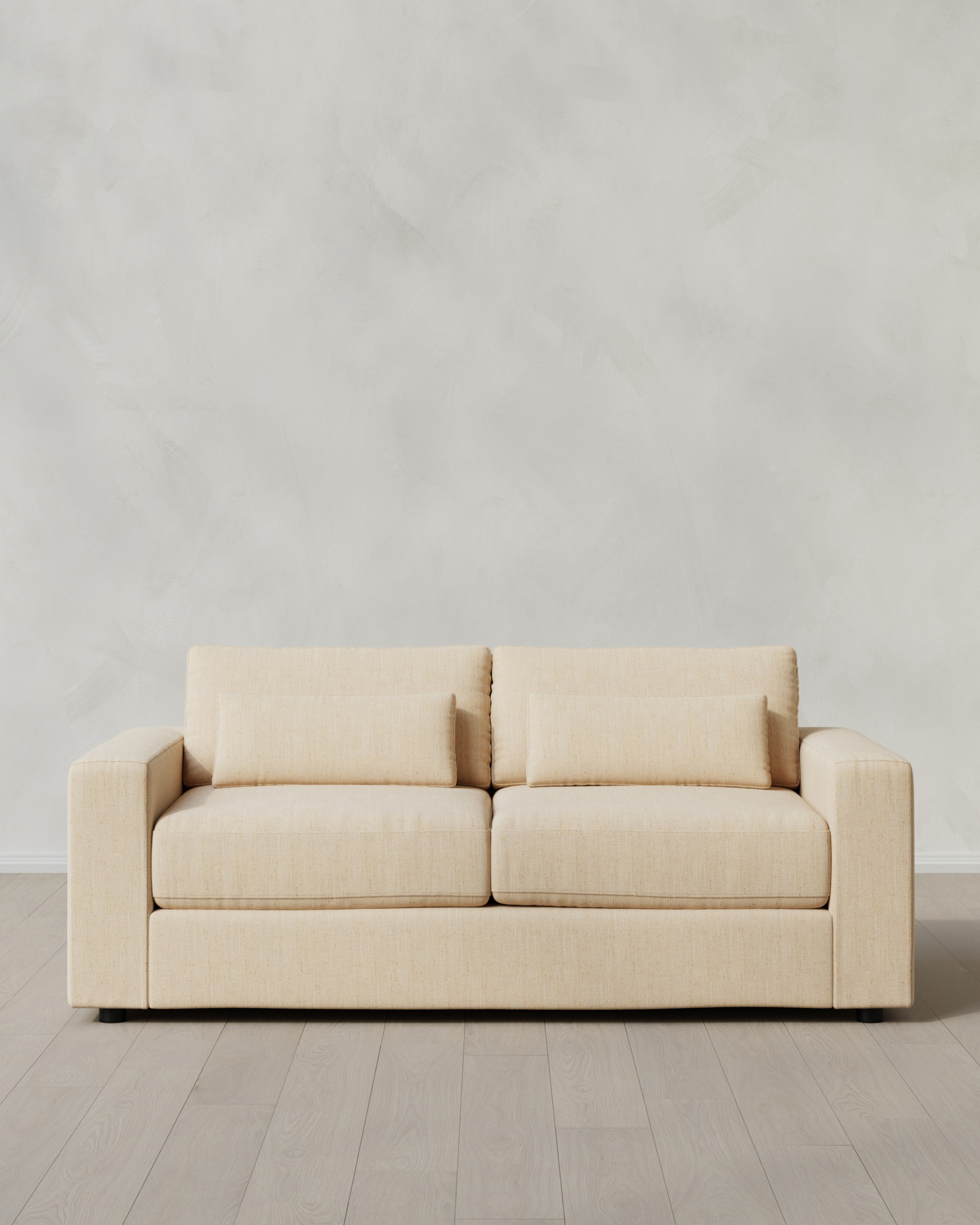 Square Arm Deep Seat 7ft-sofa Nomad Eggshell