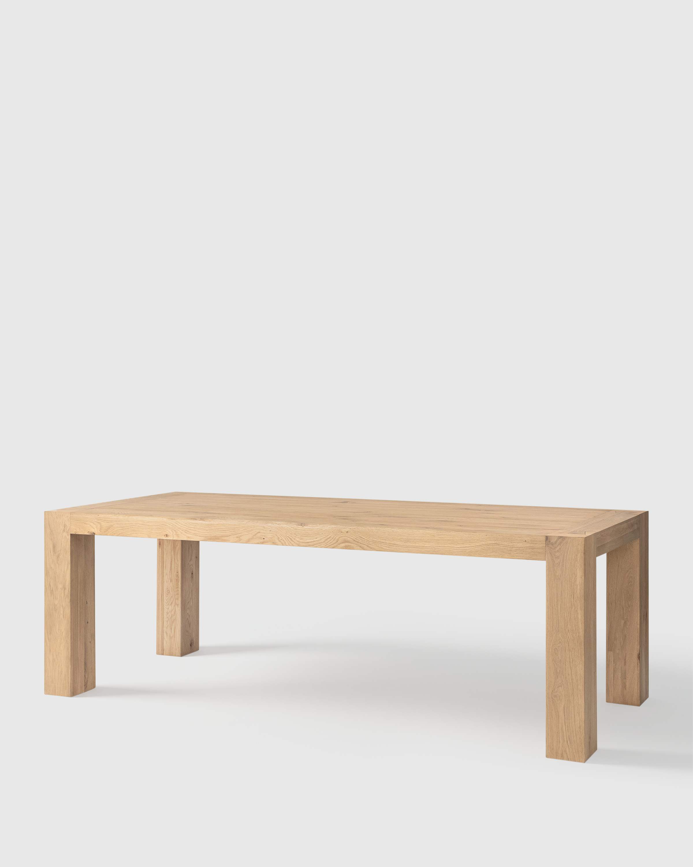 Reclaimed Wood Parsons Dining Table - thumbnail 3