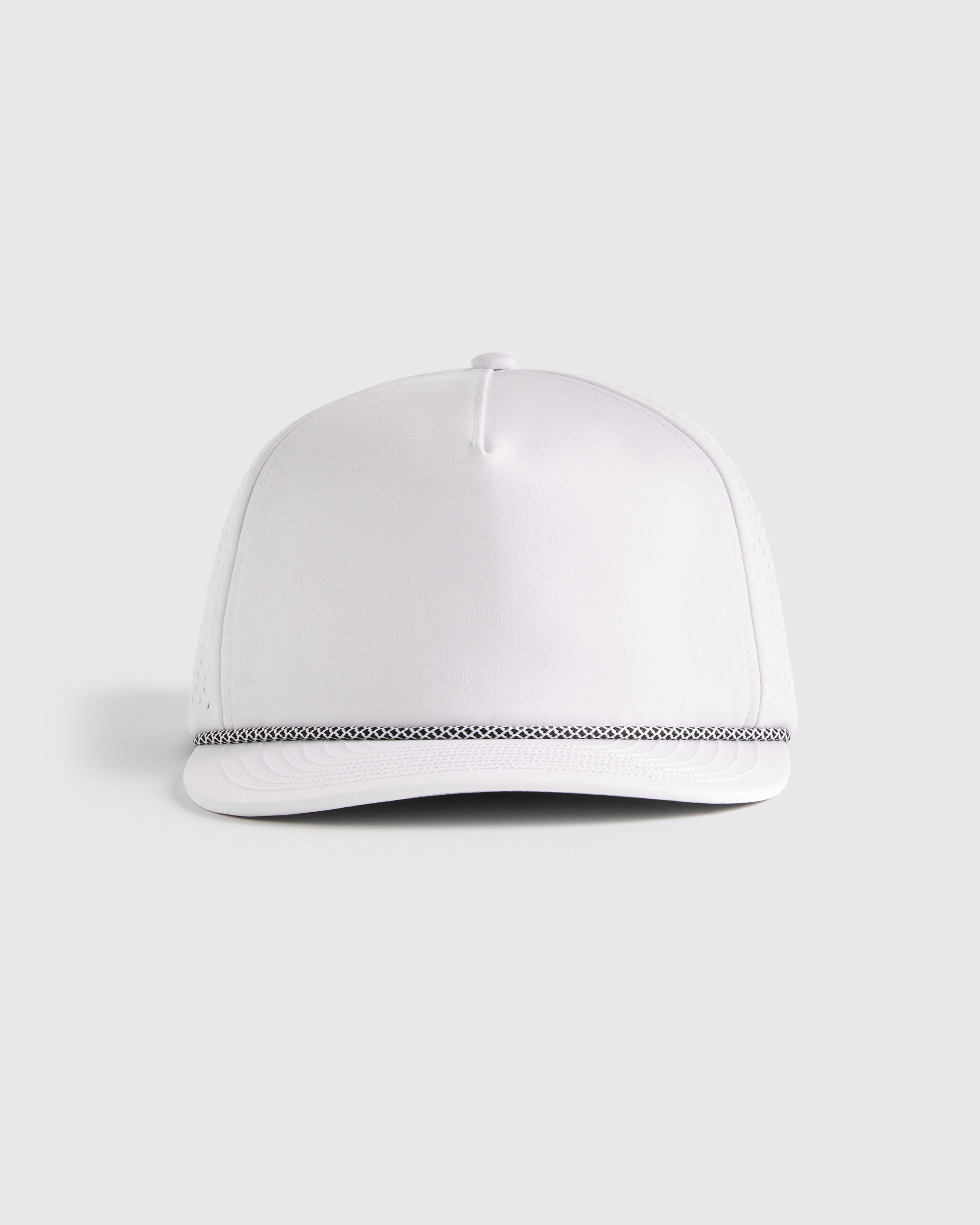 White Men's Water Repellent Performance Rope Hat