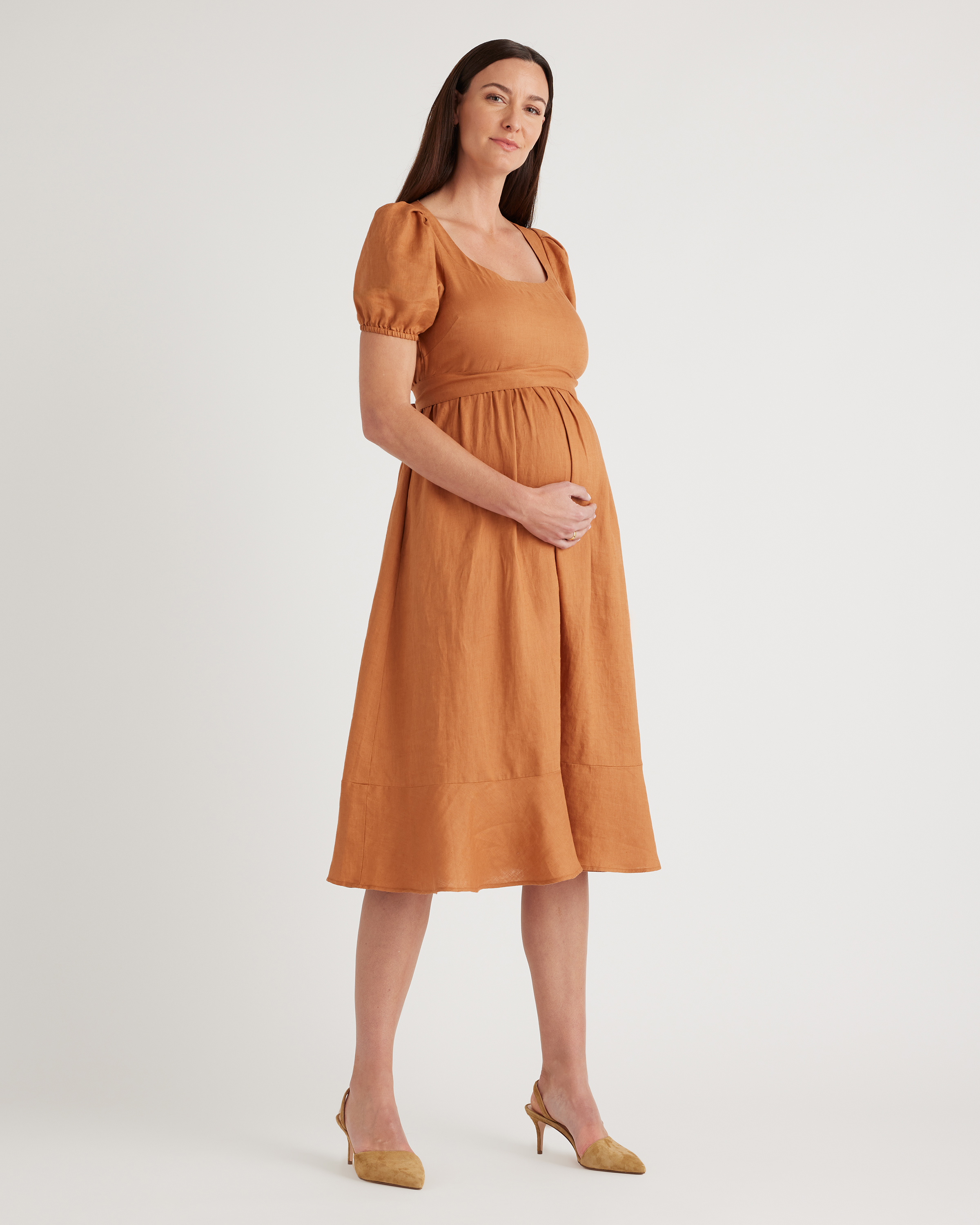Tencel Jersey Maternity & Nursing Wrap Dress