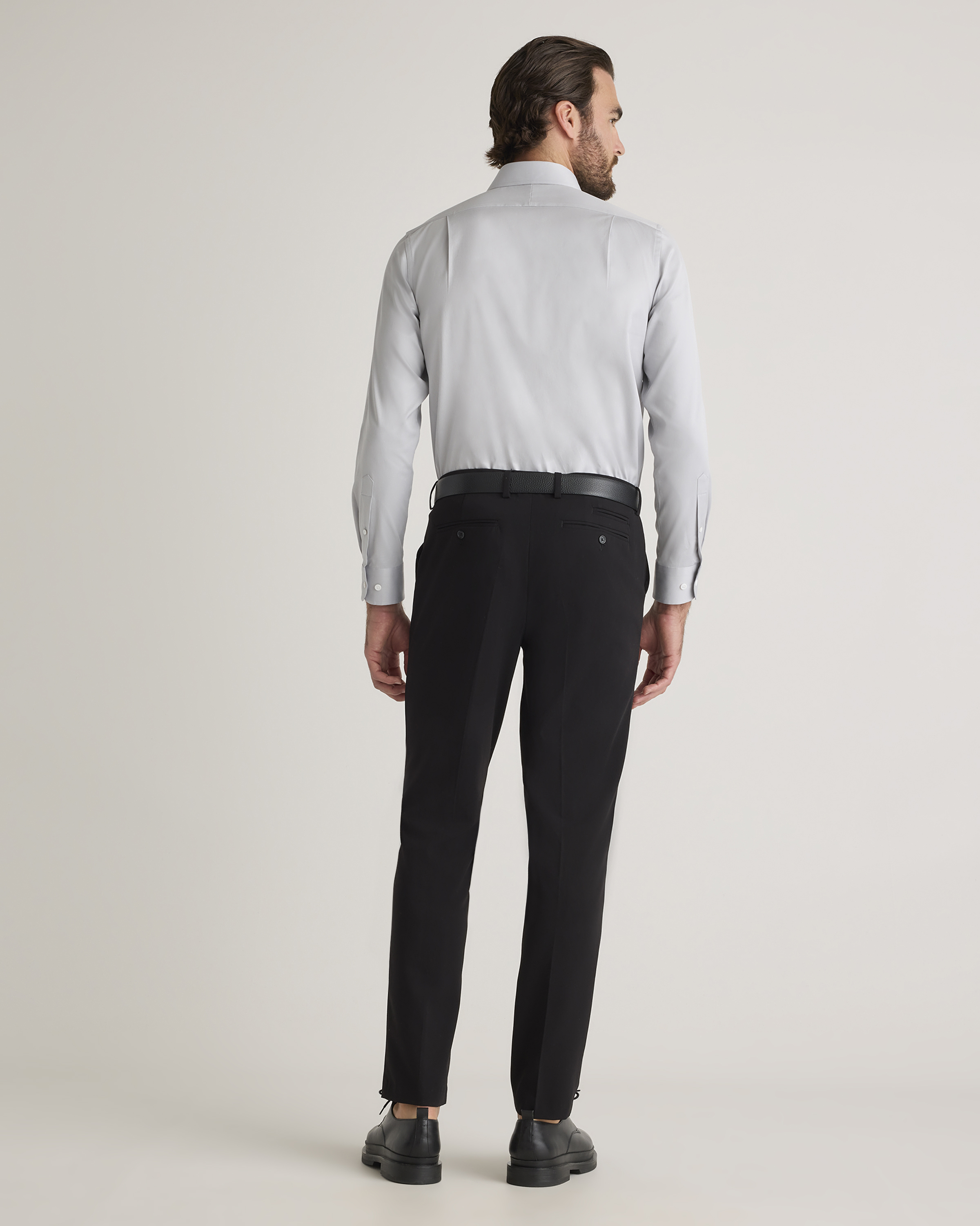 Men's Stretch Twill Dress Shirt in Light Grey, Size XXL, Organic Cotton by Quince