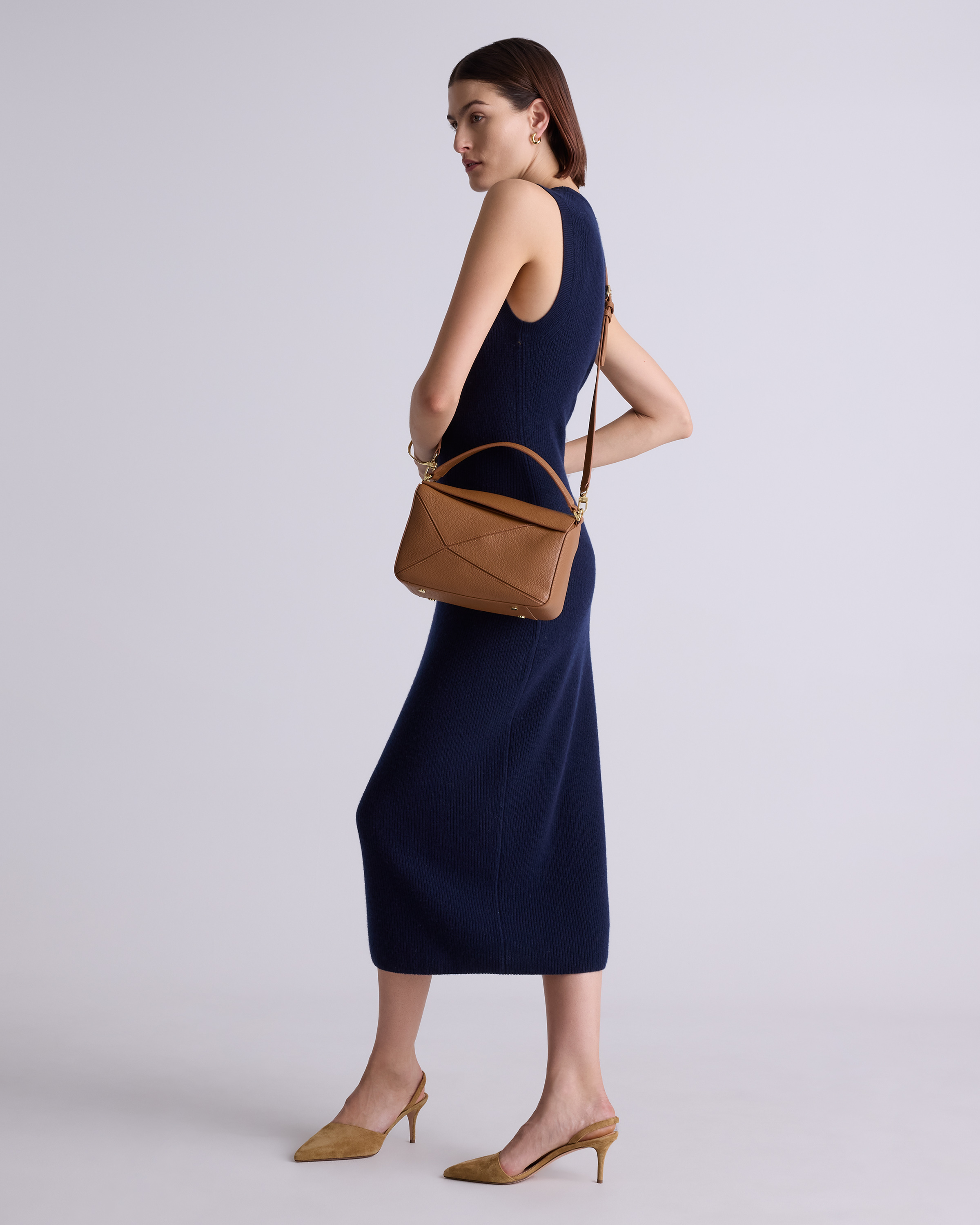 Italian Leather Patchwork Crossbody