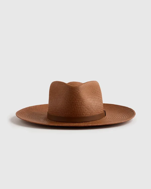Toquilla Straw Wide Brim Panama Hat