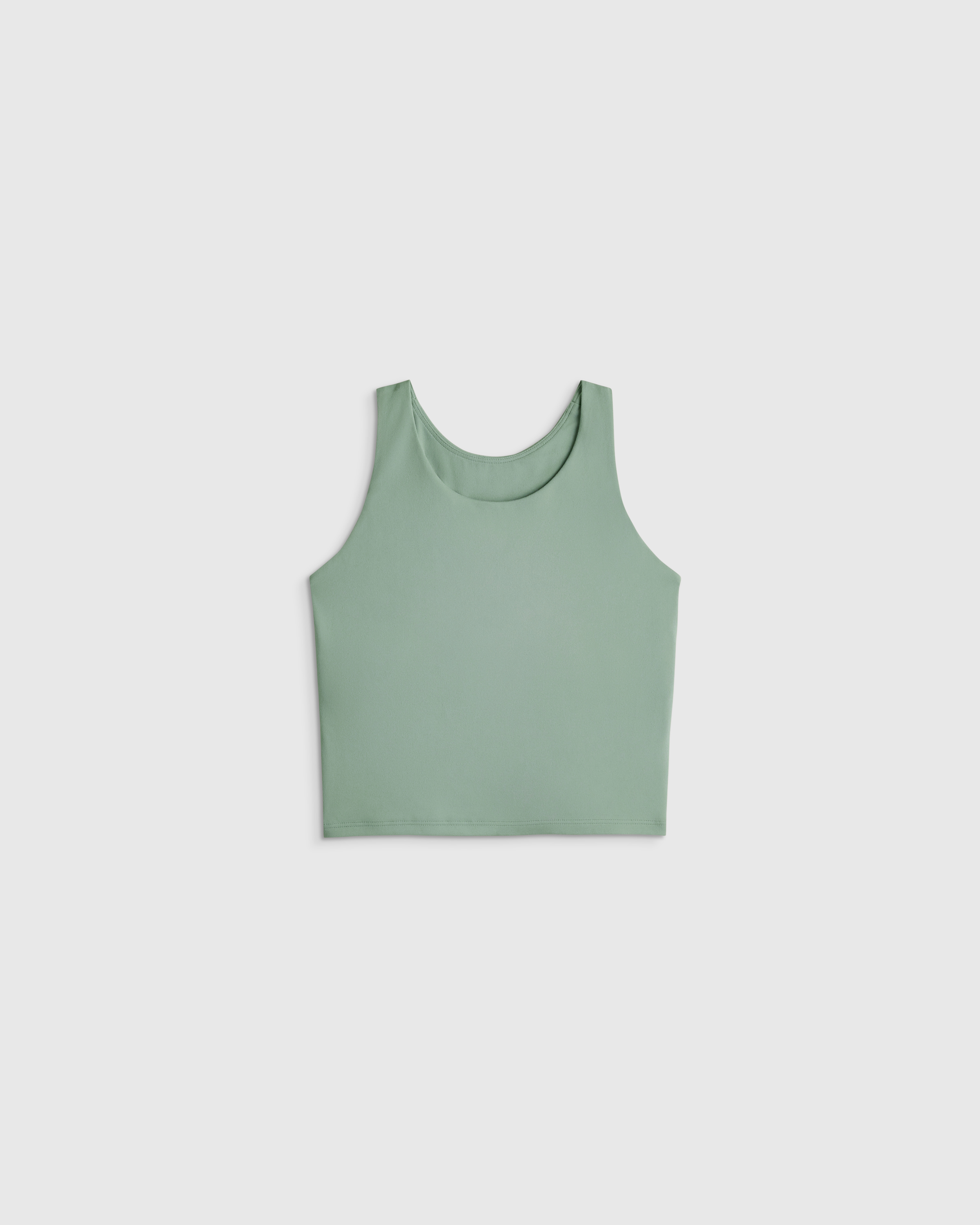 Sea Spray Green Girls Ultra-Form Fitted Tank