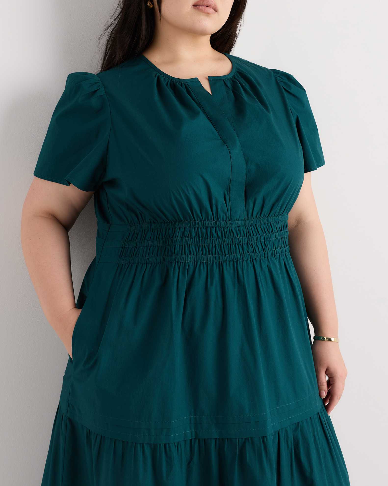 100% Organic Cotton Tiered Maxi Dress - Plus Size 100% Organic Cotton Tiered Maxi Dress - Plus Size