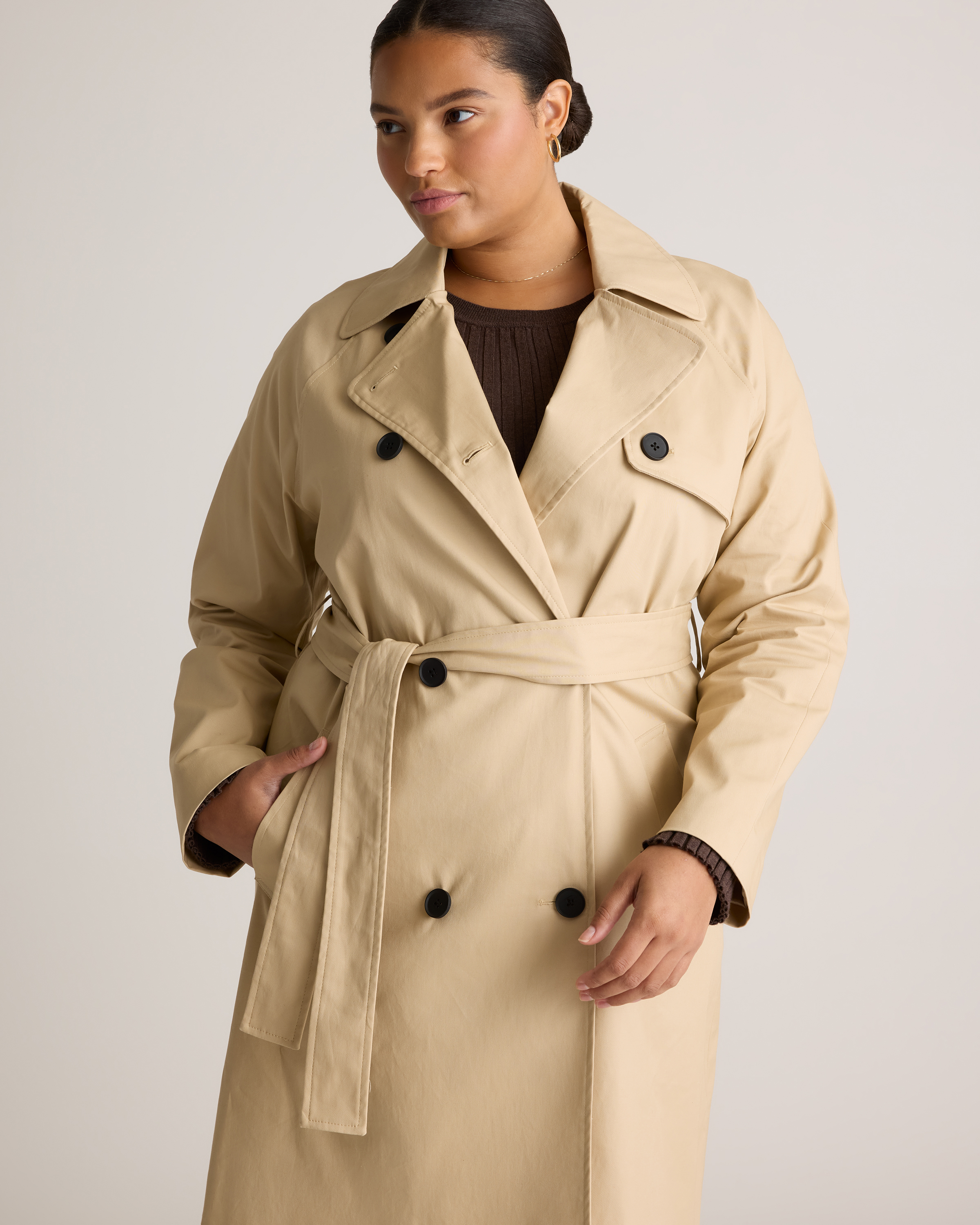 Traditional Trench COAT トレンチコート　LE サイズ2 Comfort Stretch Trench Coat
