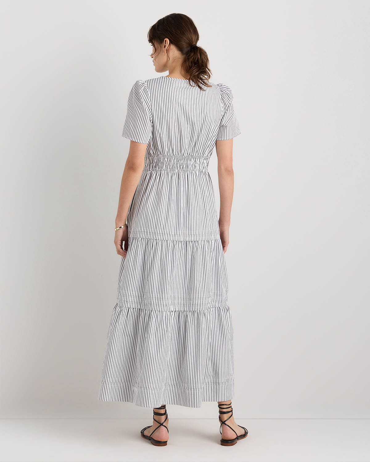 100% Organic Cotton Tiered Maxi Dress