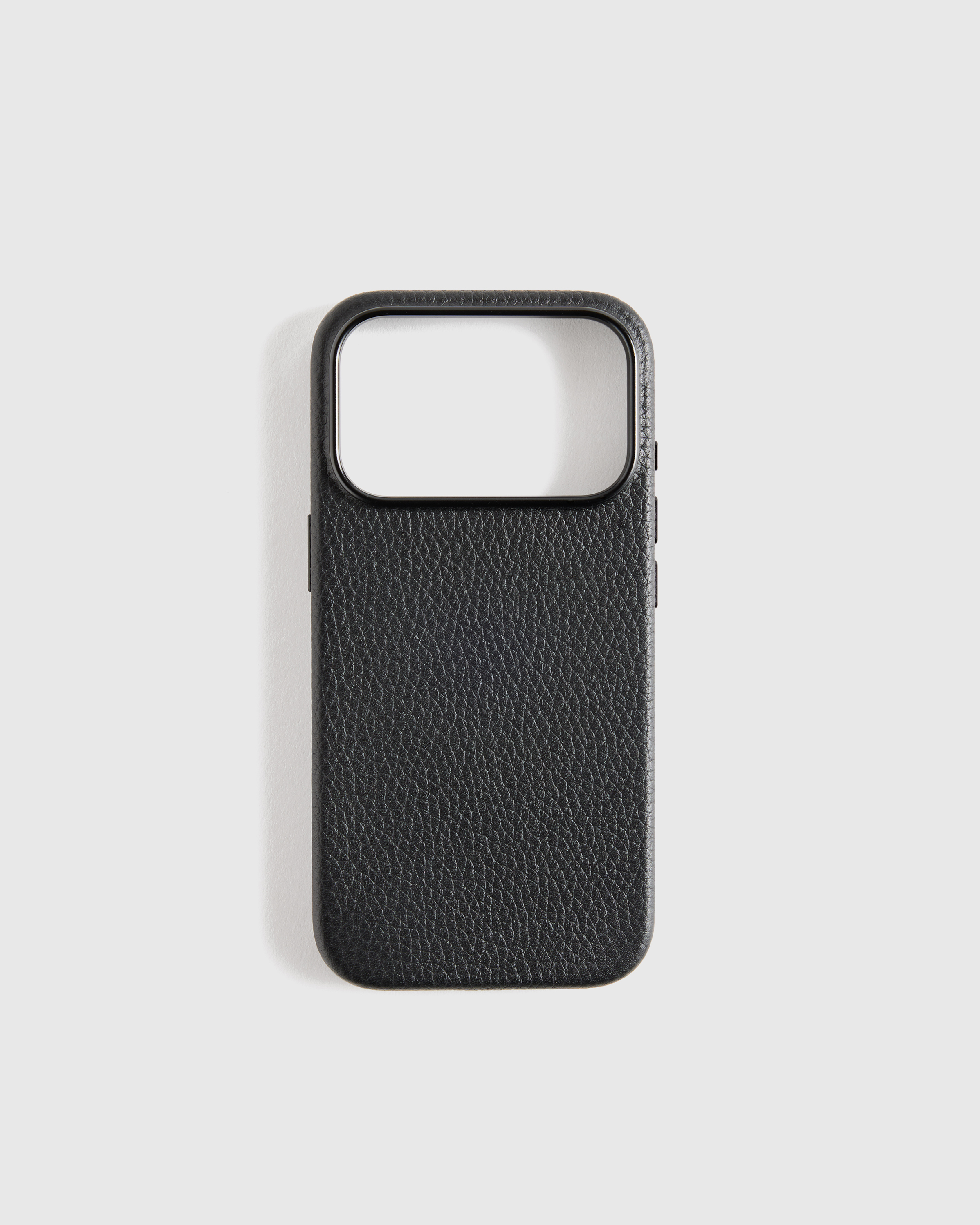Black Leather Phone MagSafe Case