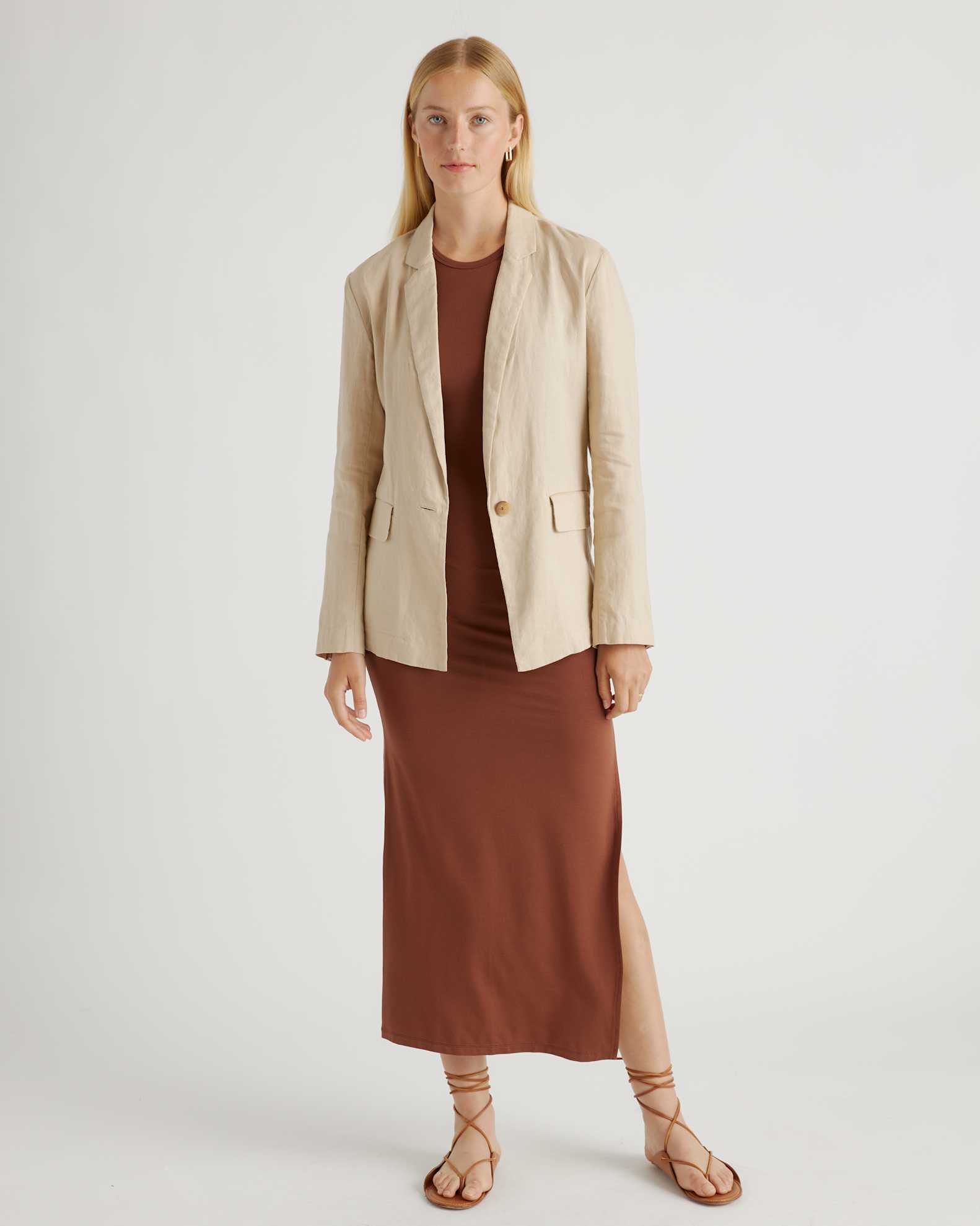tencel jersey tank maxi dress Tencel Jersey Tank Maxi Dress