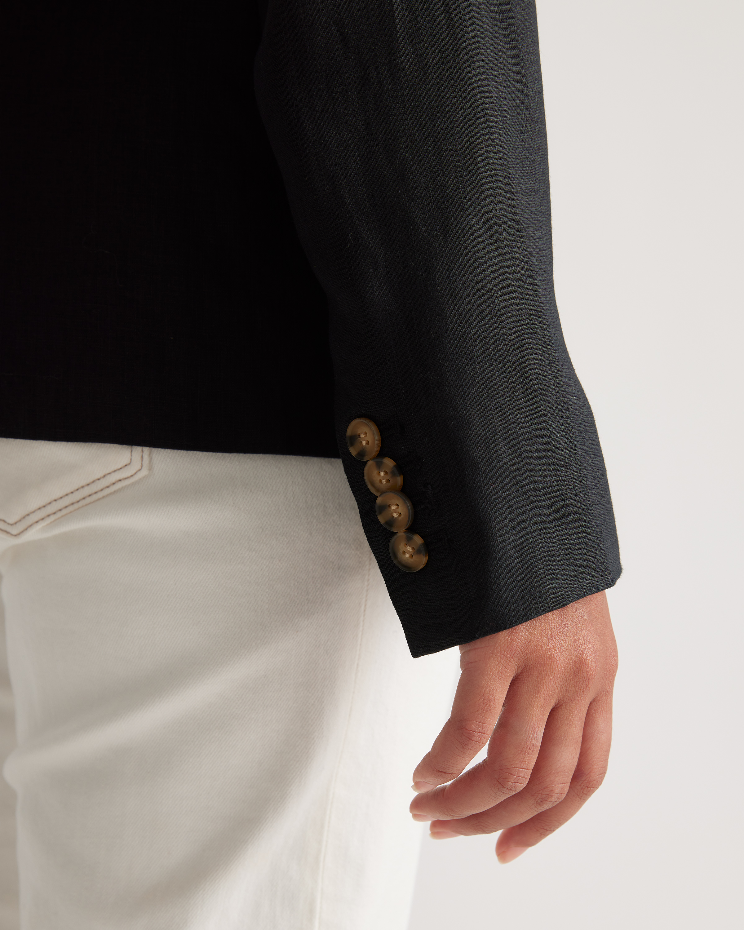 Women's 100% European Linen Blazer