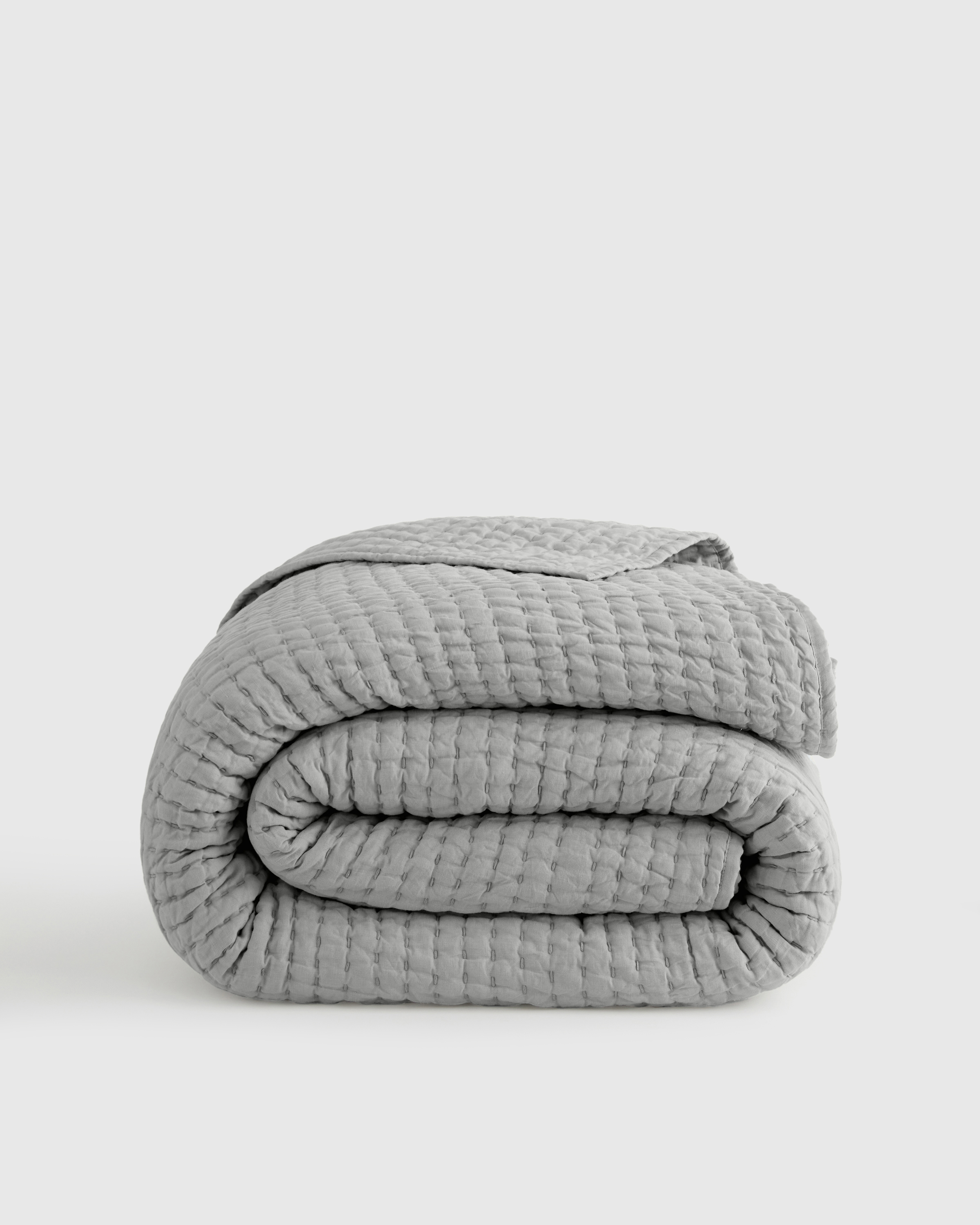 Mist European Linen Cotton Stitch Quilt