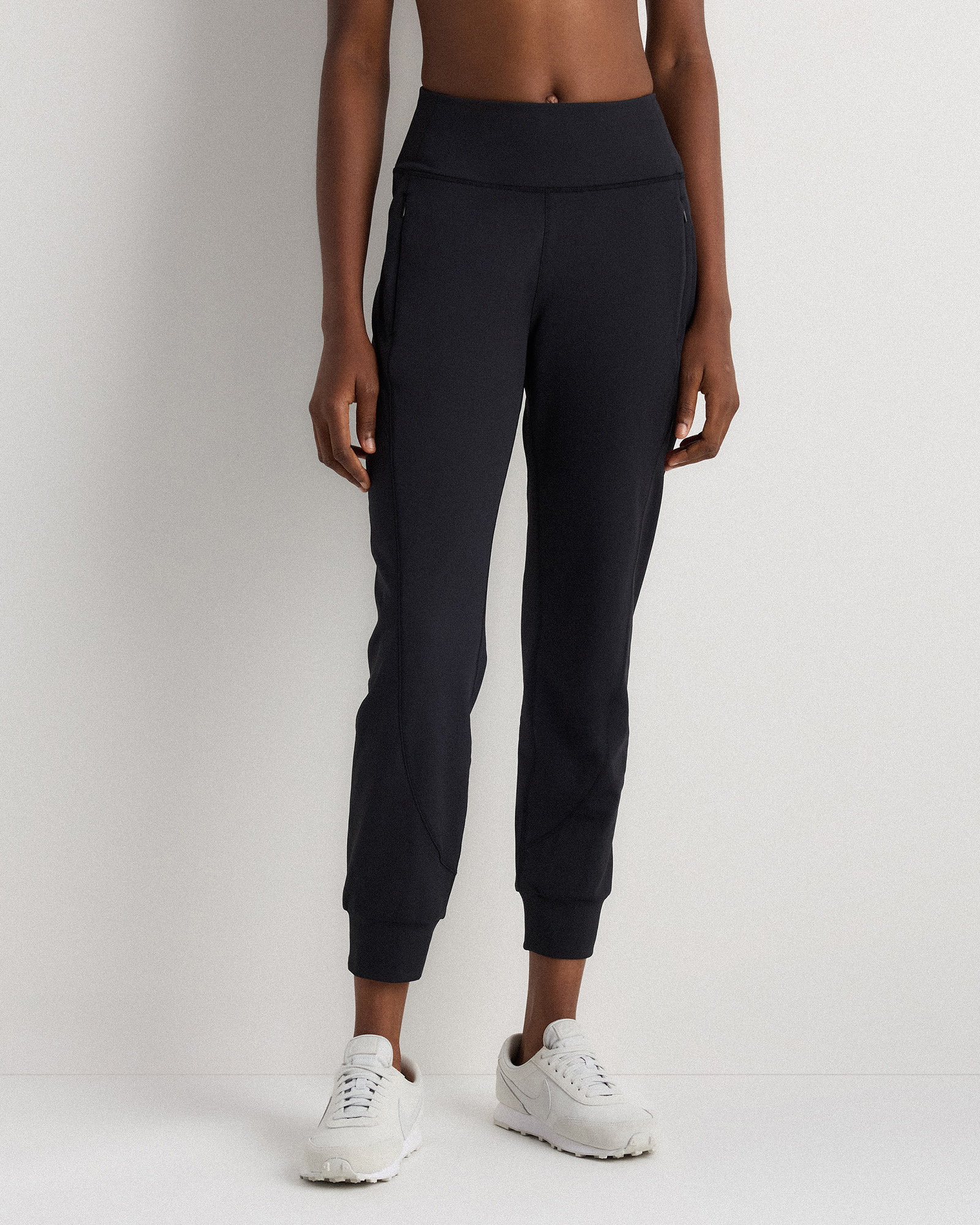 Black Whistler Mid-Rise Thermal Joggers