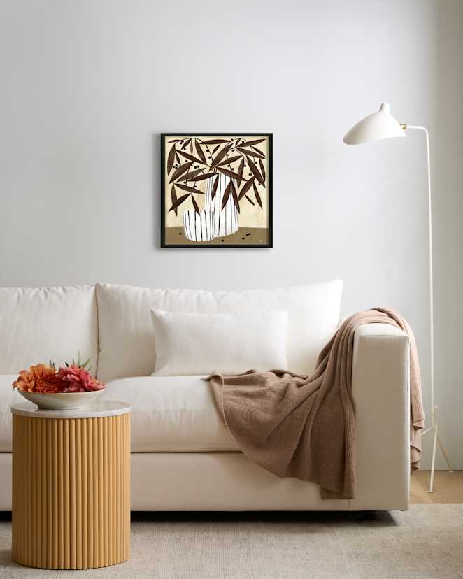 Tuscan Floral by Marco Marella Black 20x20