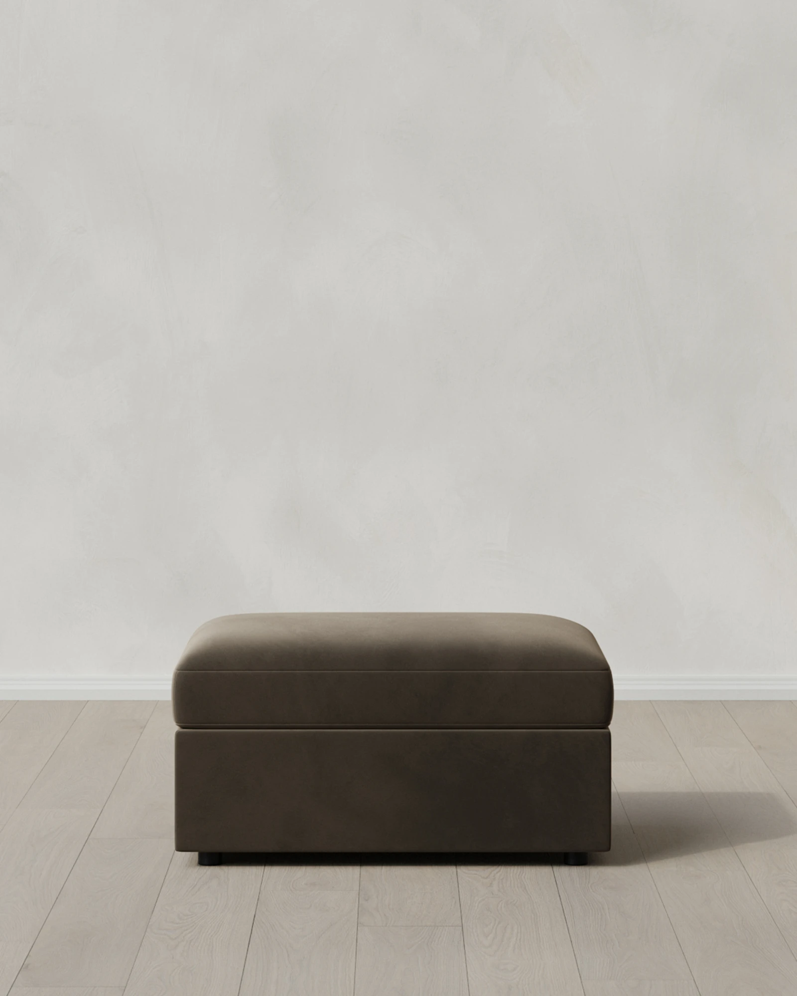 Sierra Ottoman in Performance Velvet