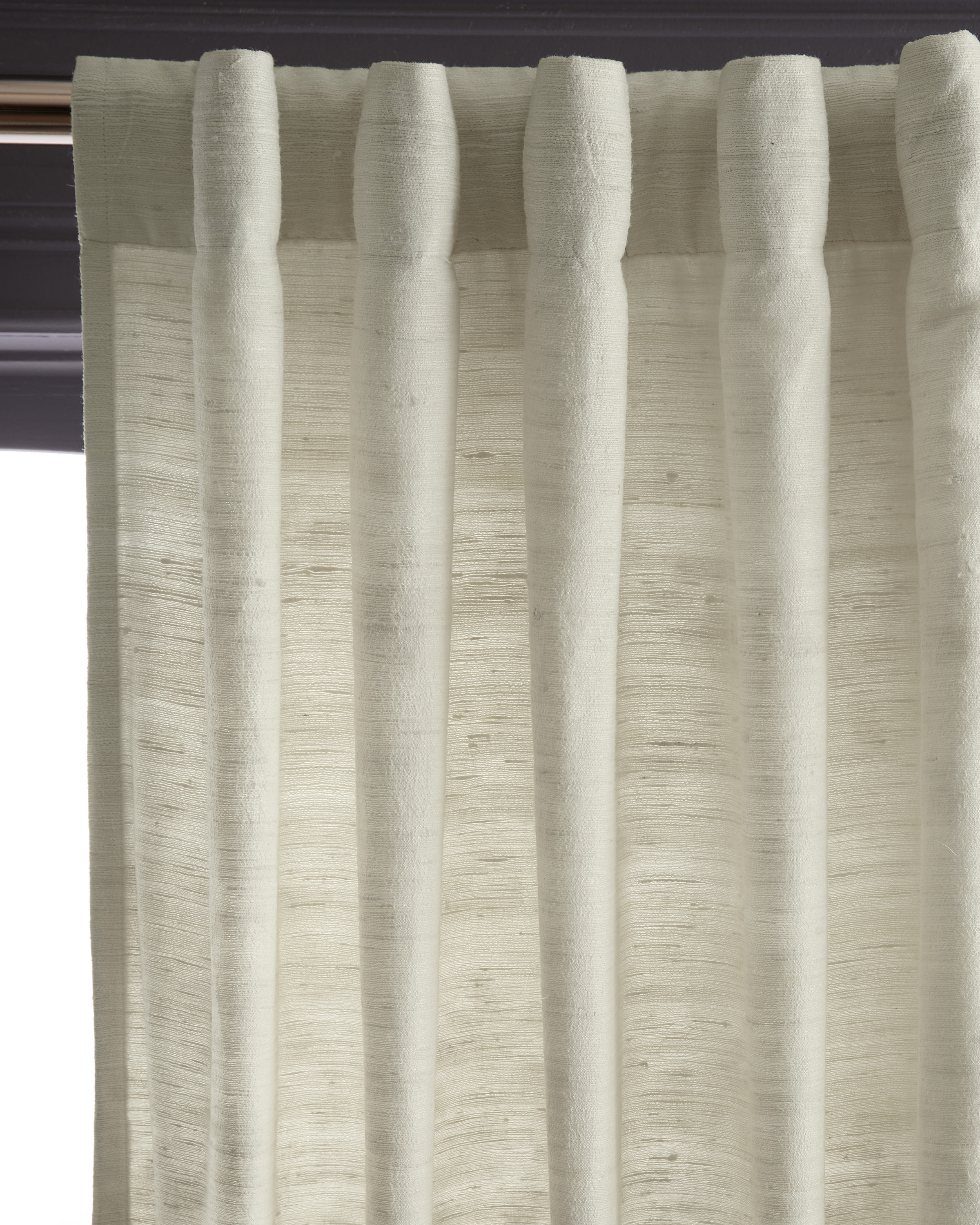 Quince Raw Silk Curtain - Thumbnail 2