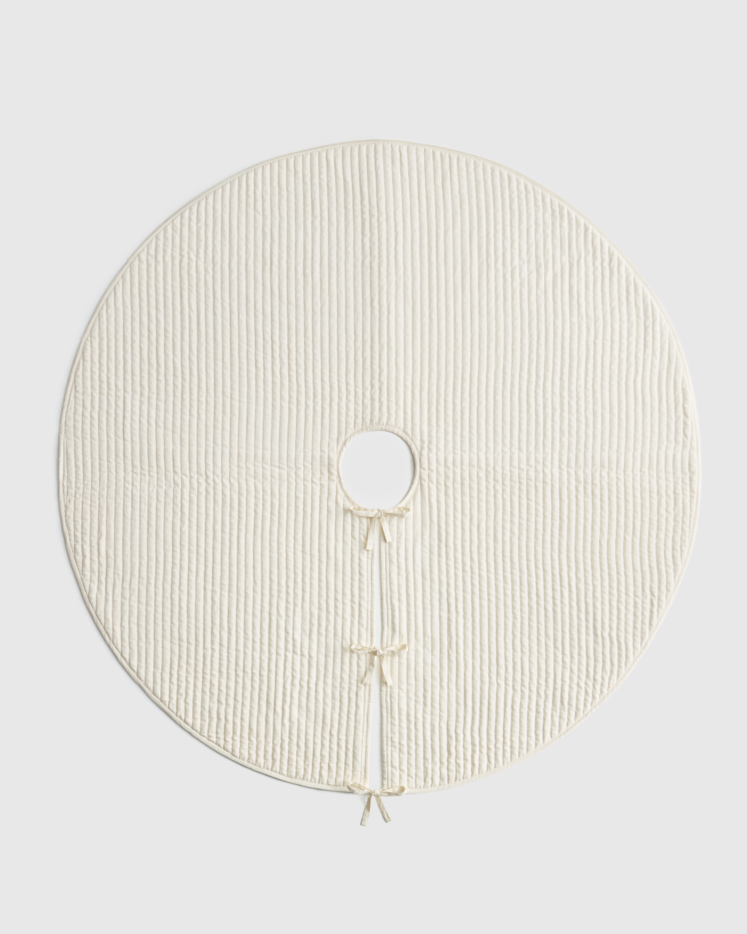 Ivory Cotton Velvet Tree Skirt