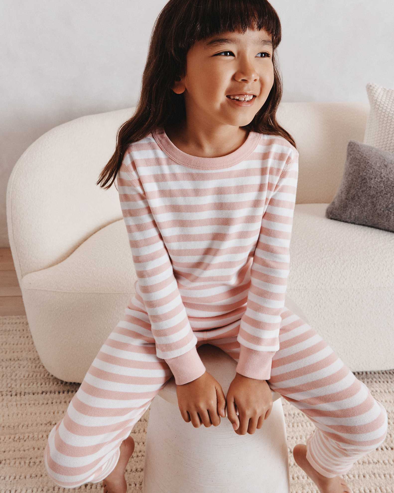 Ensemble Pyjama Femme Hiver Coton - Manches Longues Col Rond Avec Poches - Confortable