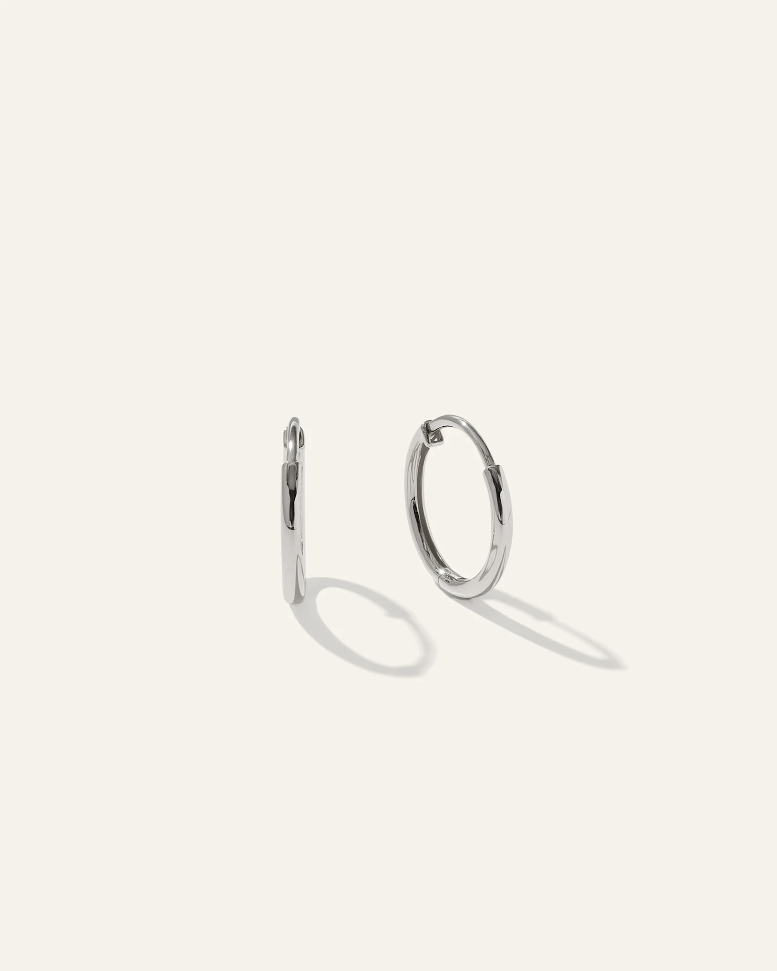 14K Gold Classic Hoops