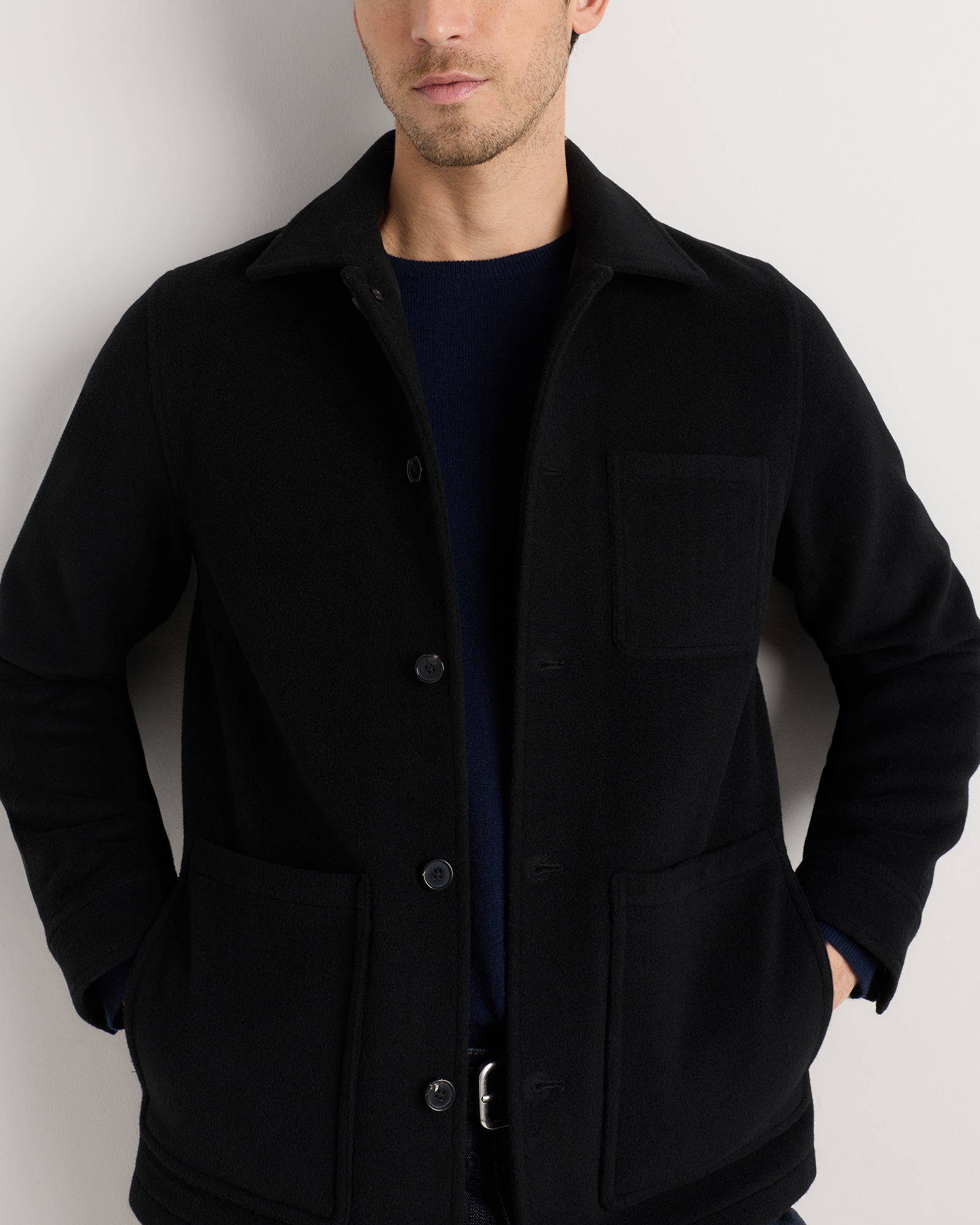 Wool Cashmere Chore Jacket