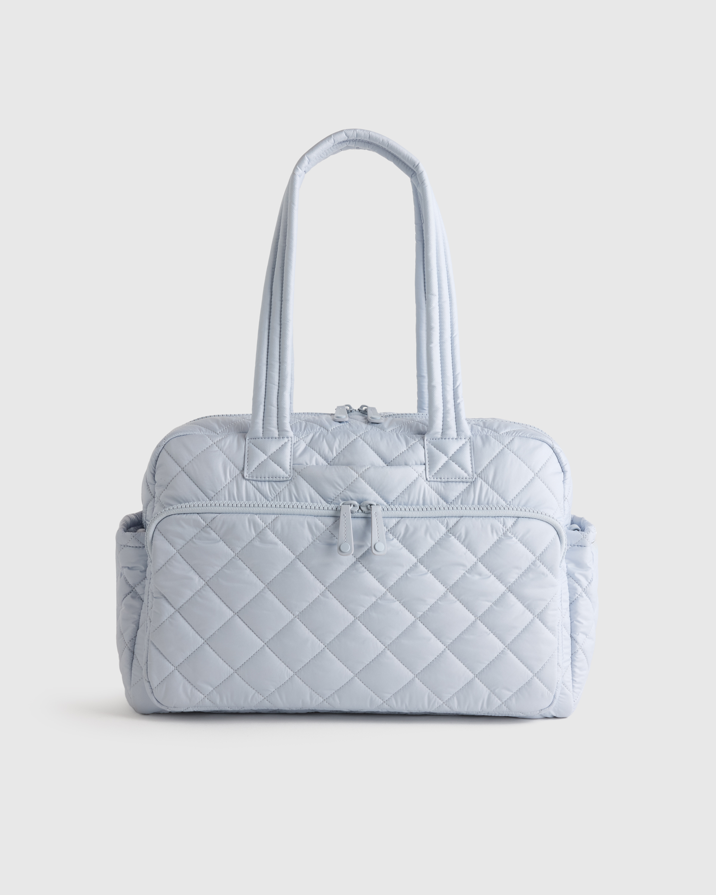 Porcelain Blue Transit Quilted Duffle Bag