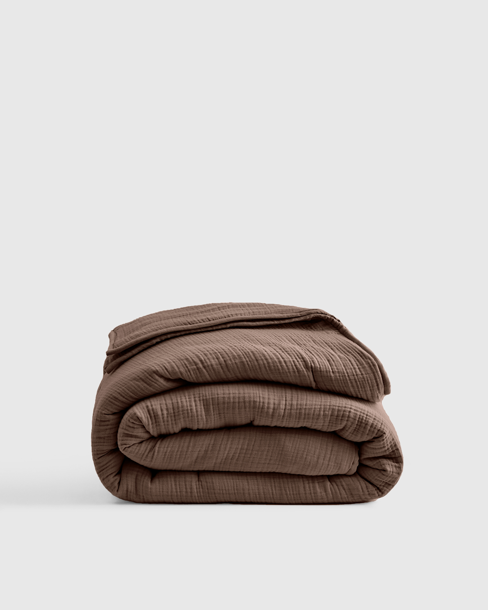 Organic Airy Gauze Dream Quilt - Full/QueenSize Chart, Chocolate