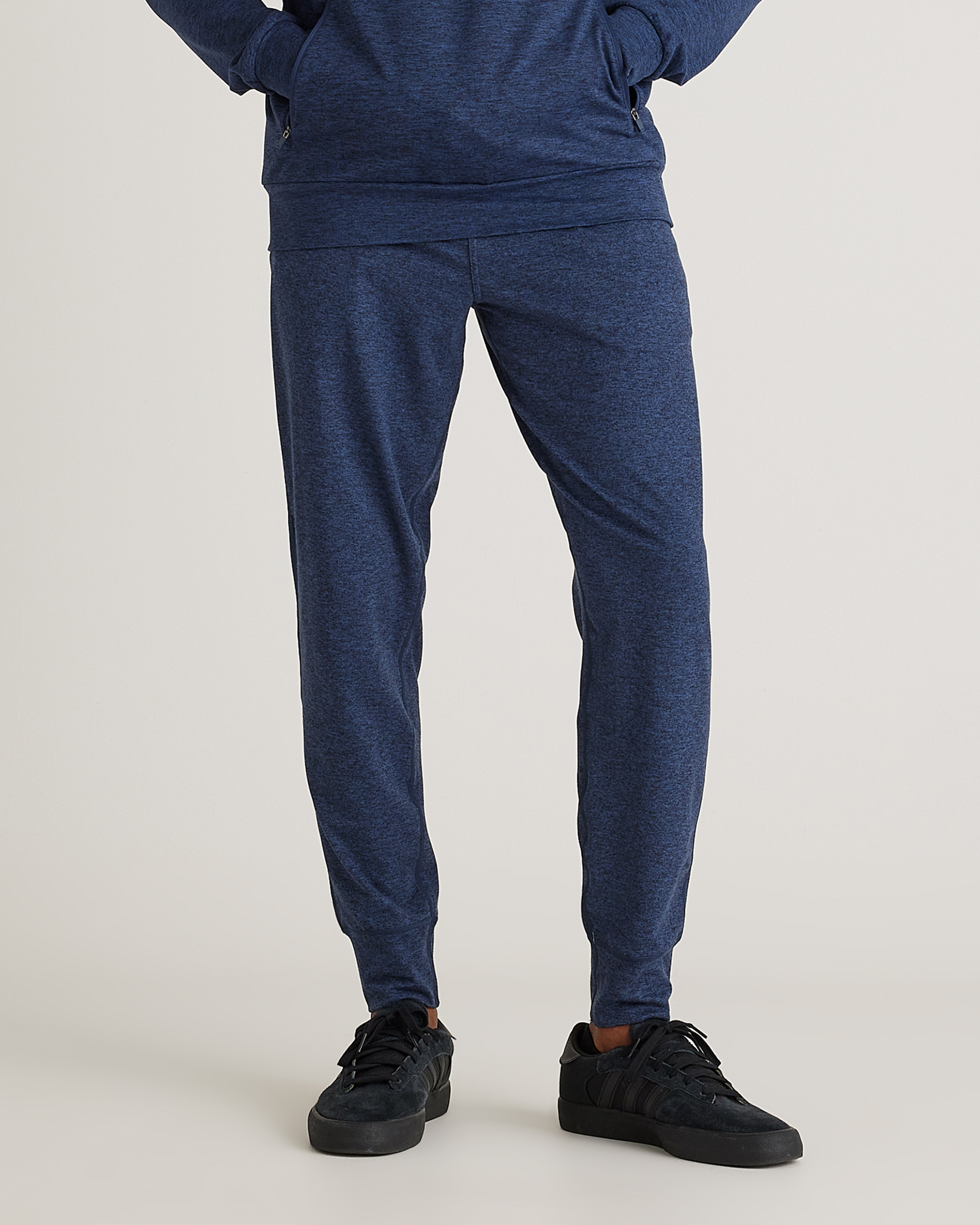 Heather Navy Flowknit Performance Joggers