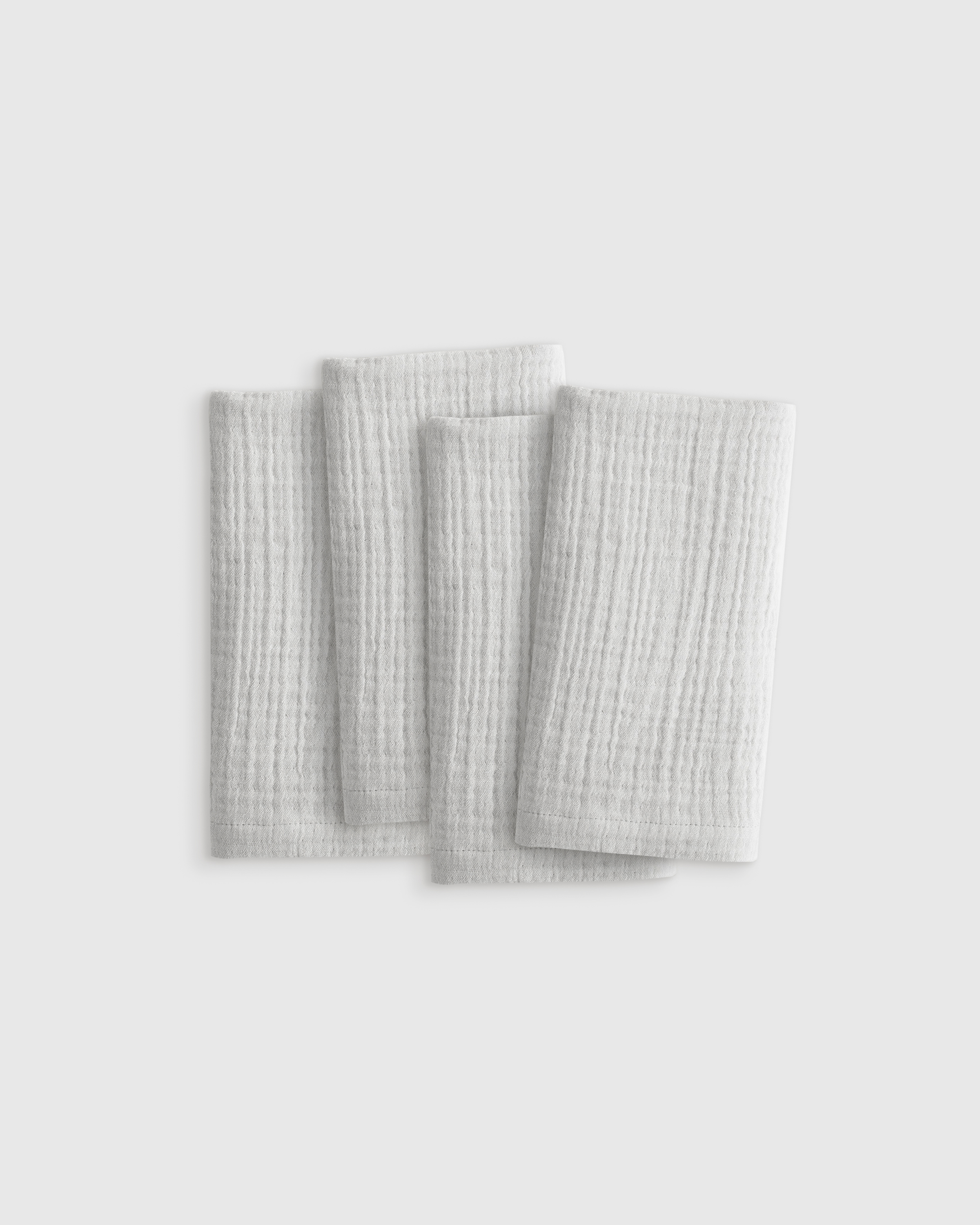 Light Grey Organic Airy Gauze Napkins