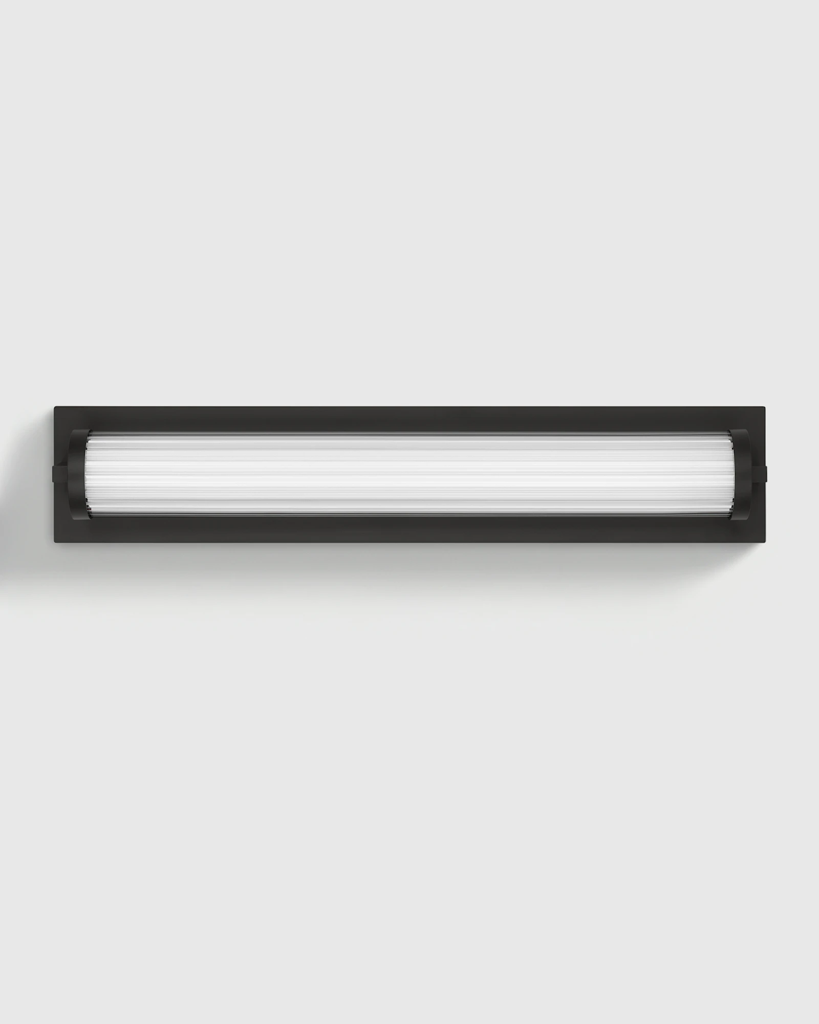 Ribbed Steel LED Vanity Sconce