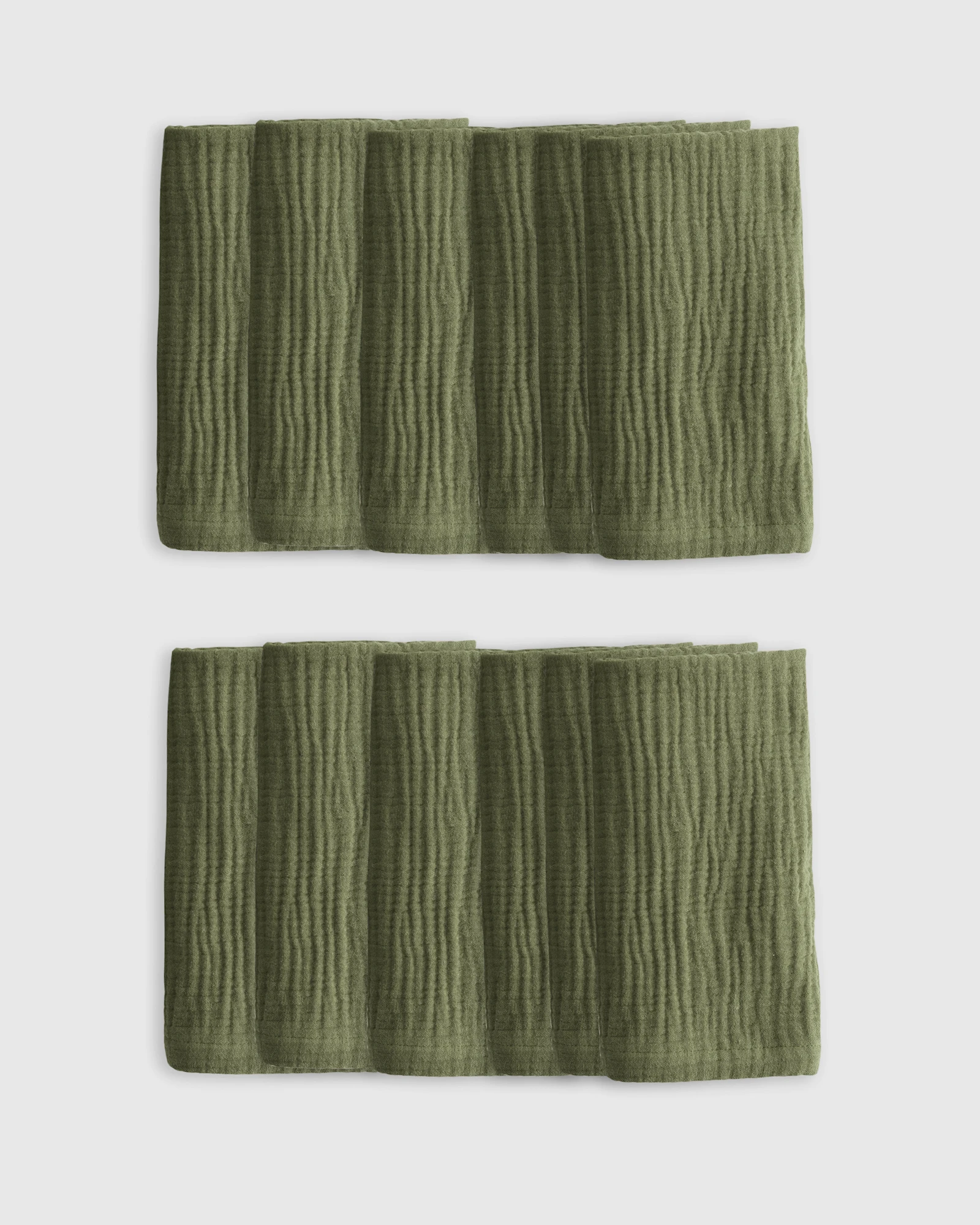 Organic Cotton Gauze Napkins, Set of 12