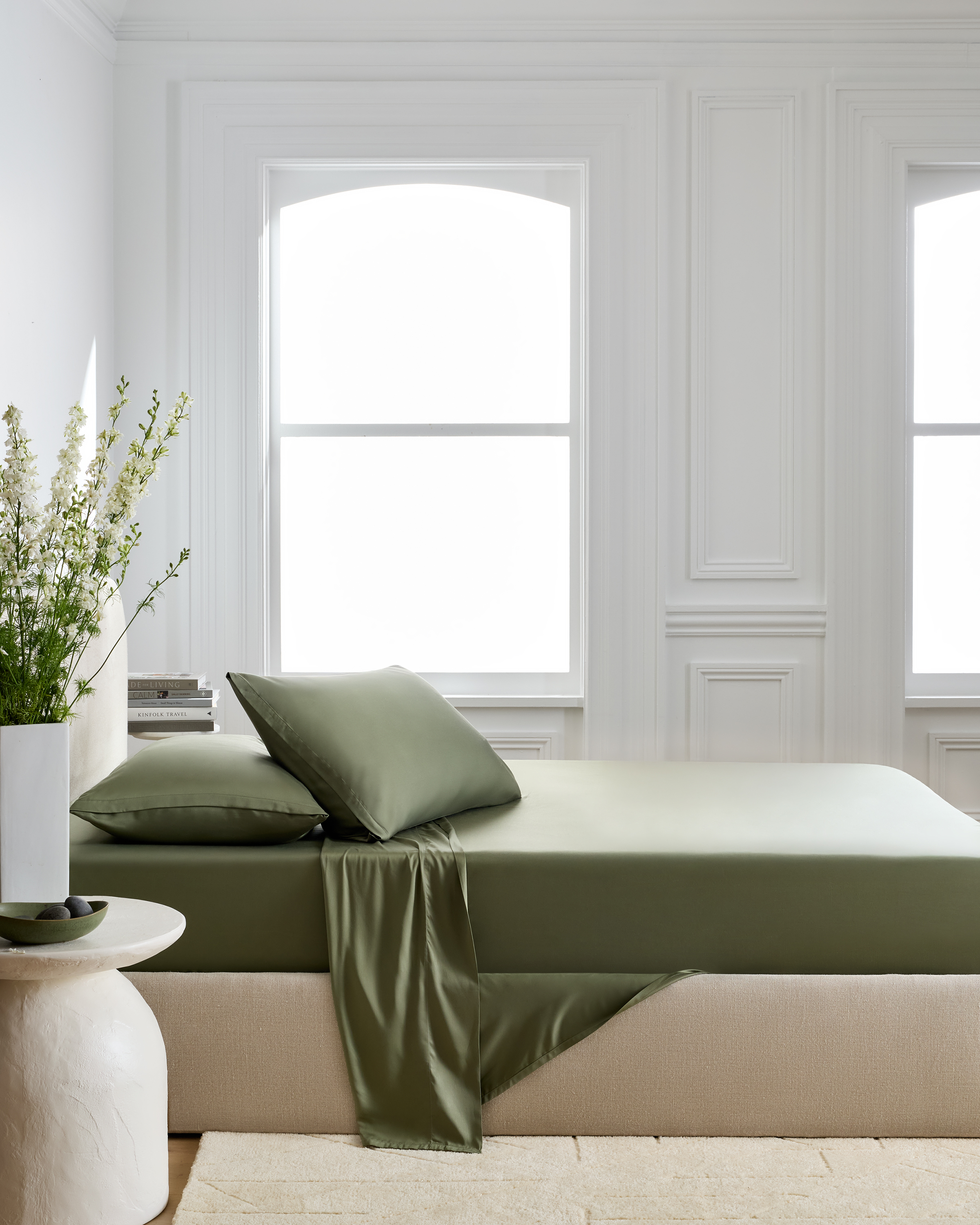 Bamboo Sheet Set - Olive, Queen
