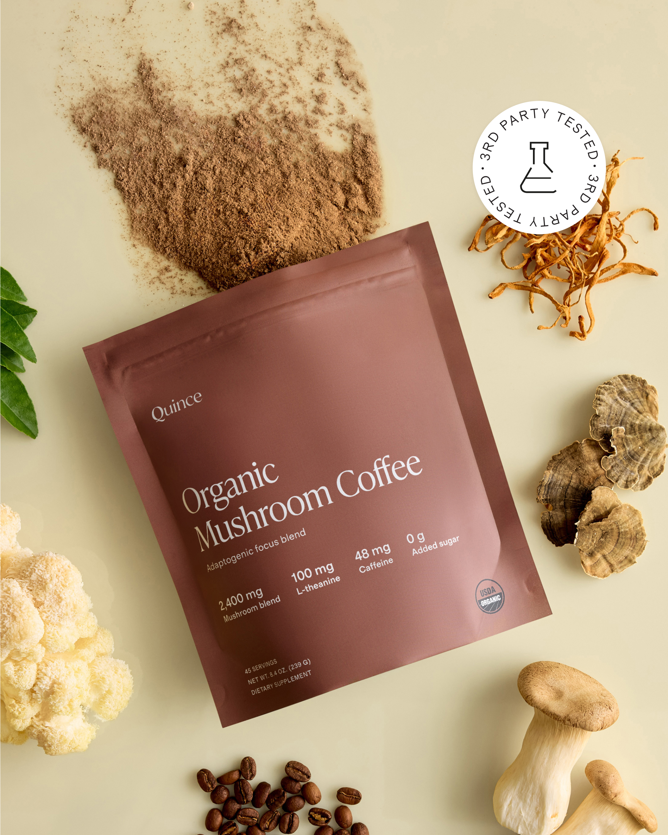 Certified Organic Mushroom Coffee Focus Blend - thumbnail 3