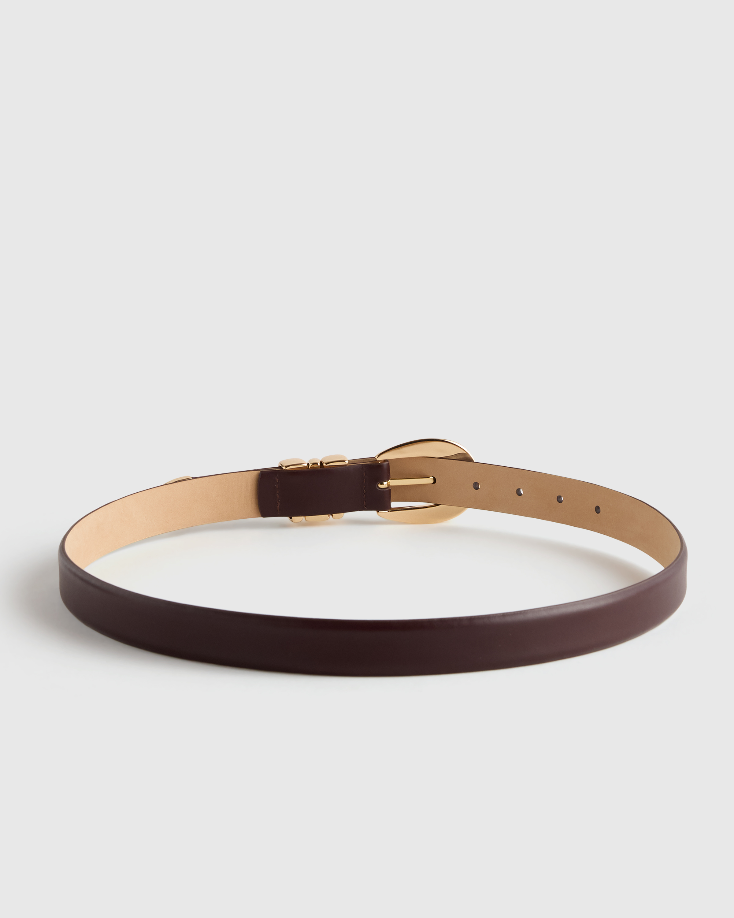 3175 Women\'s 1 Inch Leather Belt With 3 Keepers, Stylish Fashion Accessory Women\ main image 3