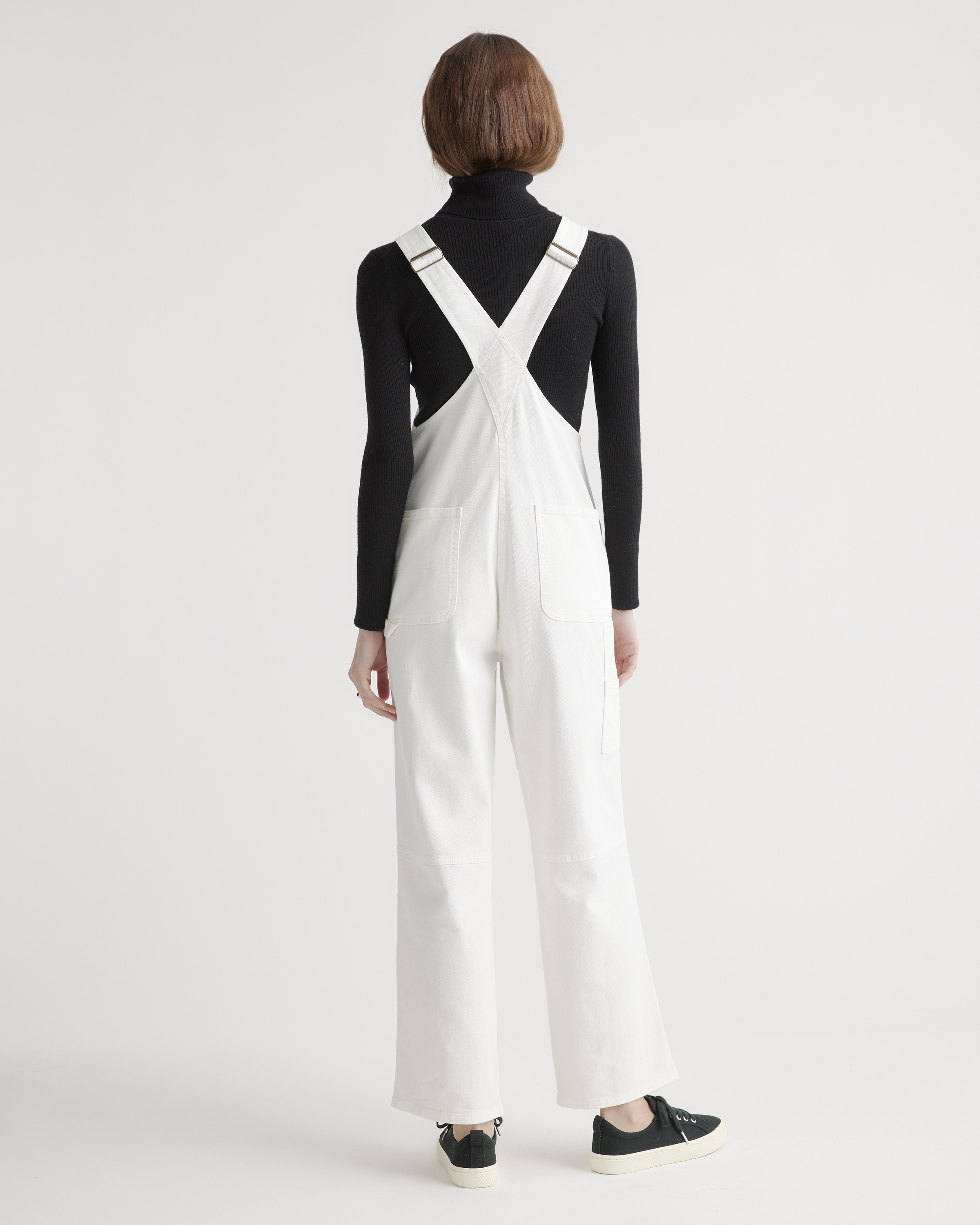 Organic Stretch Cotton Twill Relaxed Overalls
