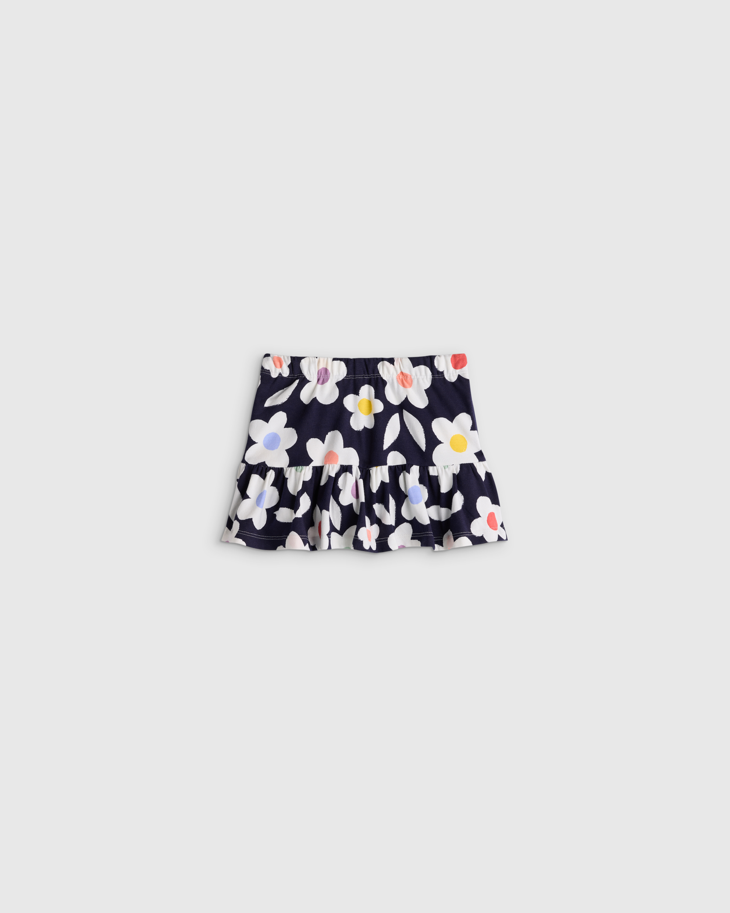Geo Daisy Jupe-short tourbillonnante en coton biologique pour bébé