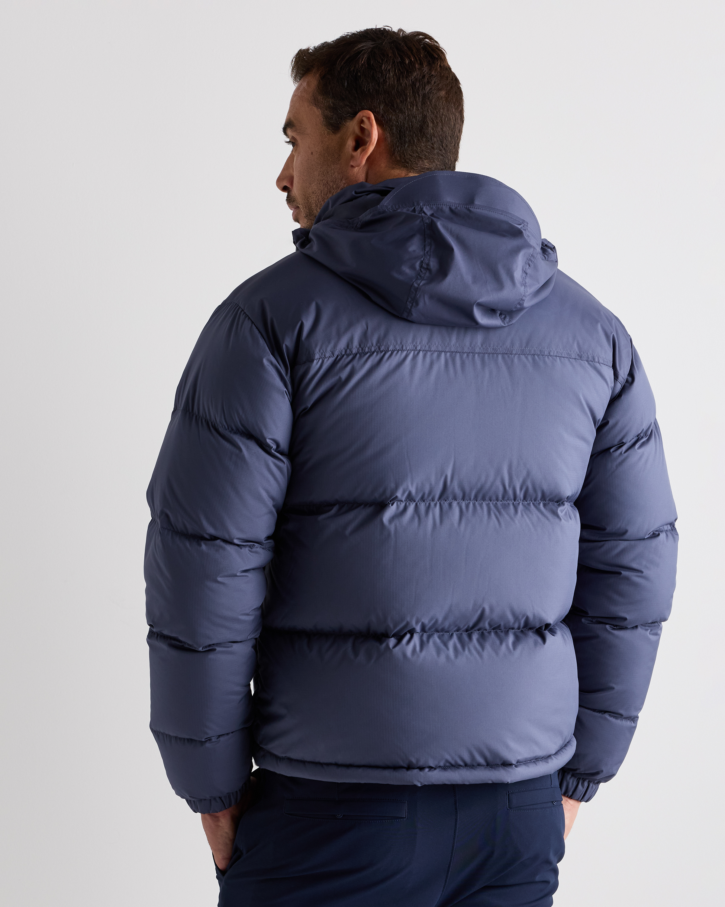 Responsible Down Puffer Jacket in Storm Blue