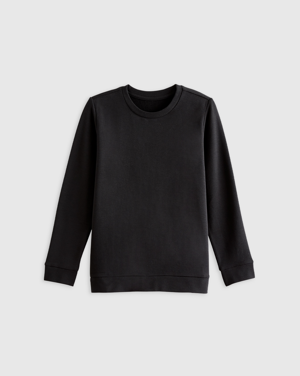 Black SuperSoft Fleece Sweatshirt