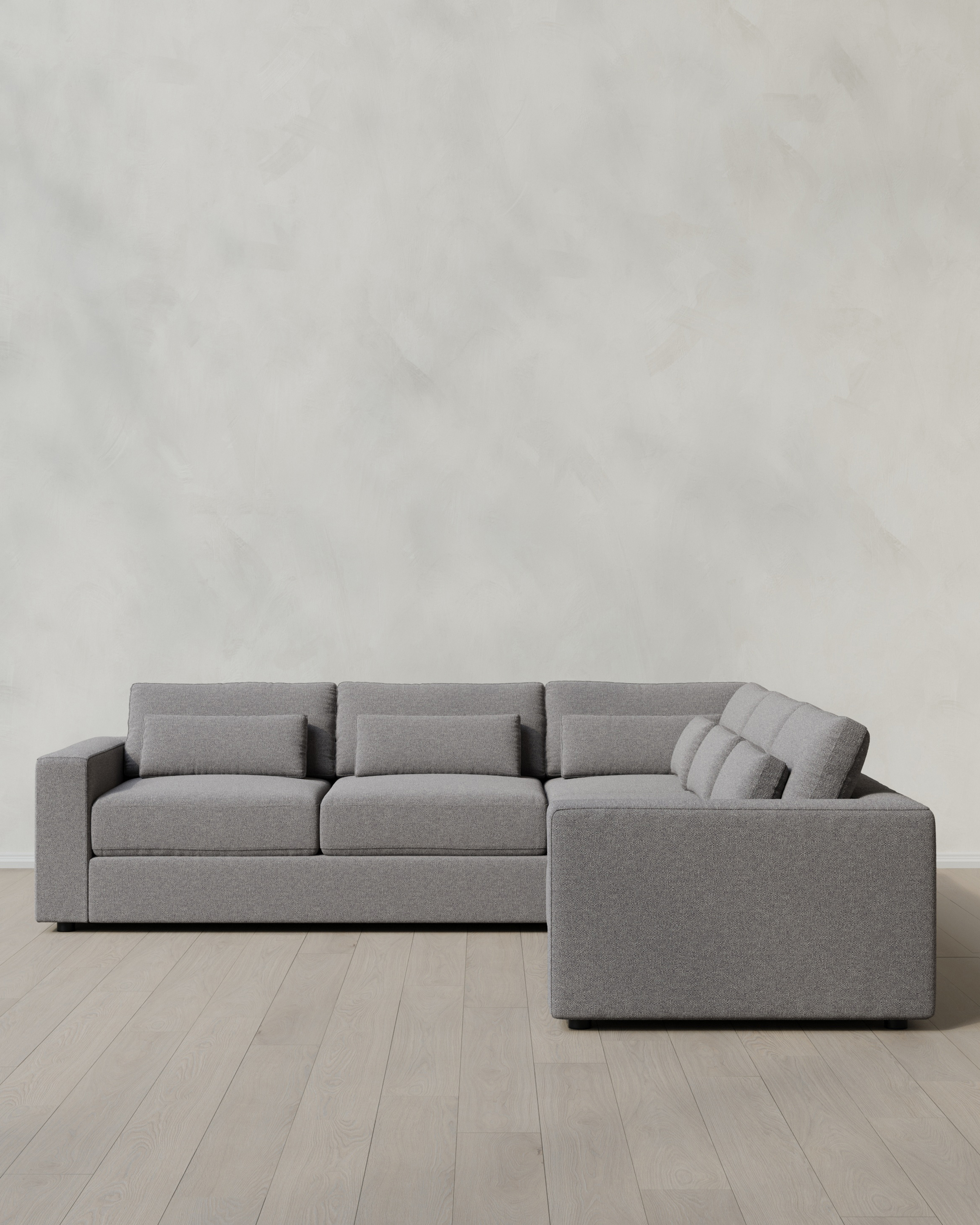 Ash Ashford Deep Seat L Sectional in Performance Basketweave