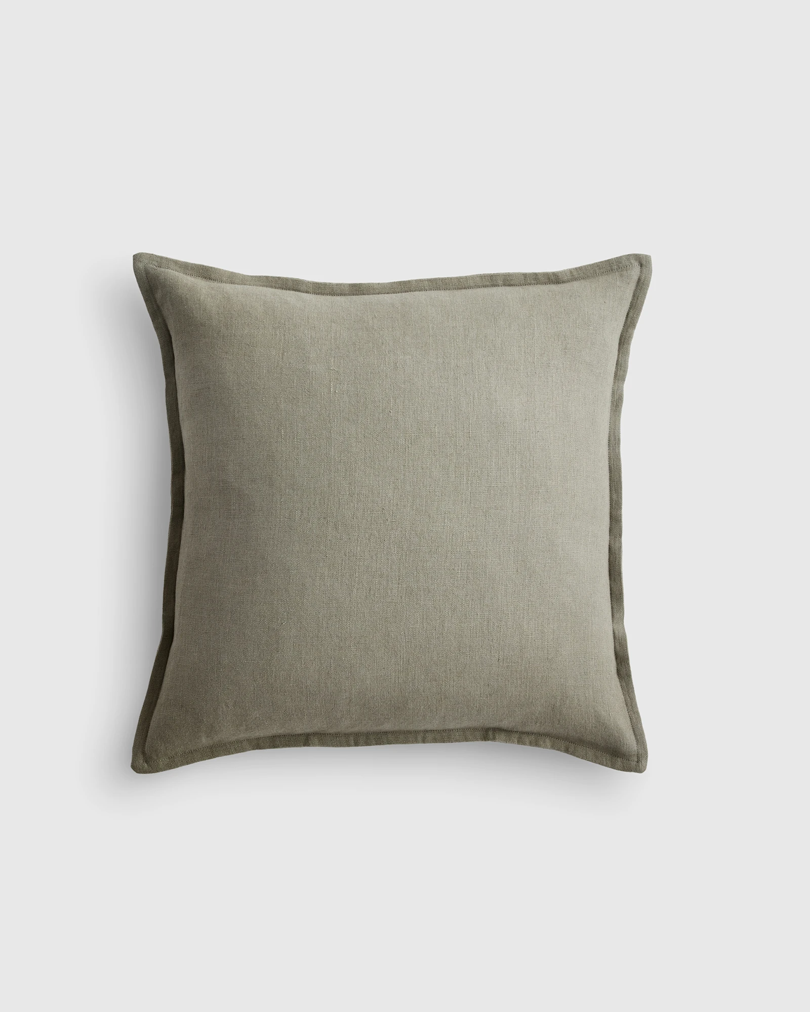 European Linen Flange Edge Pillow Cover
