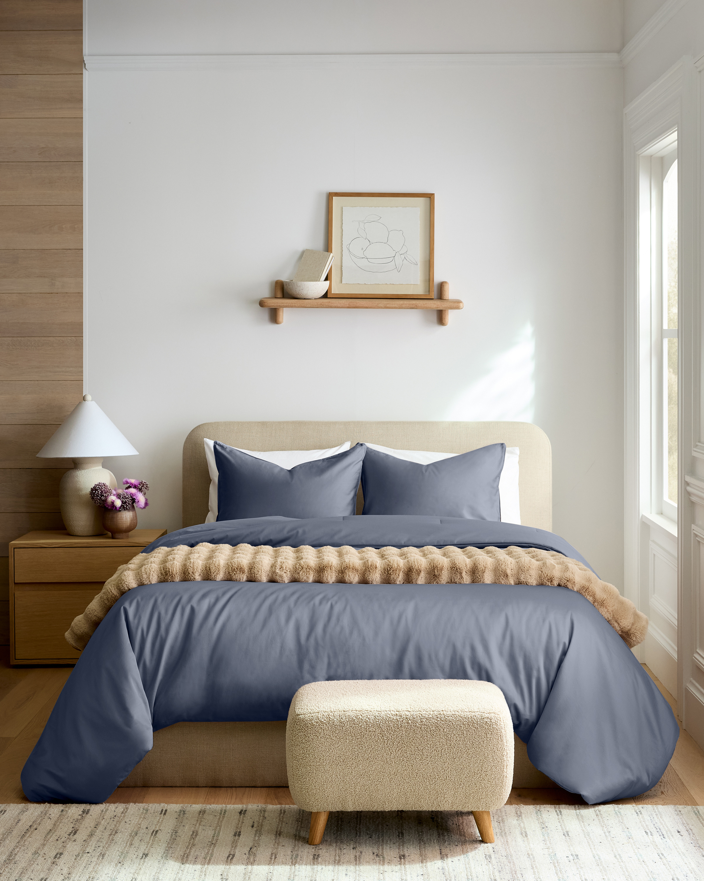 Mineral Organic Cotton Sateen Comforter Set