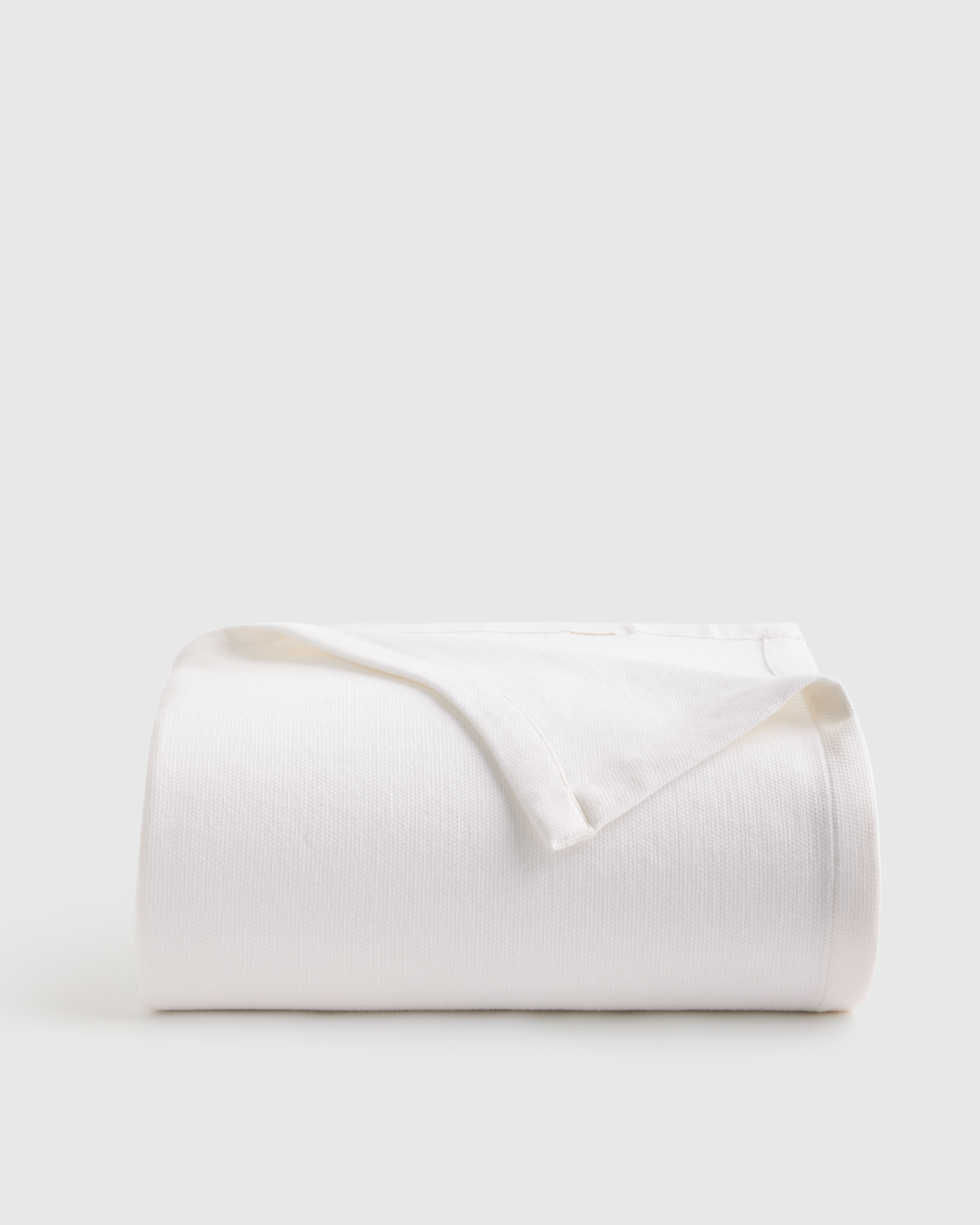 White Luxury Organic Cotton Bed Blanket