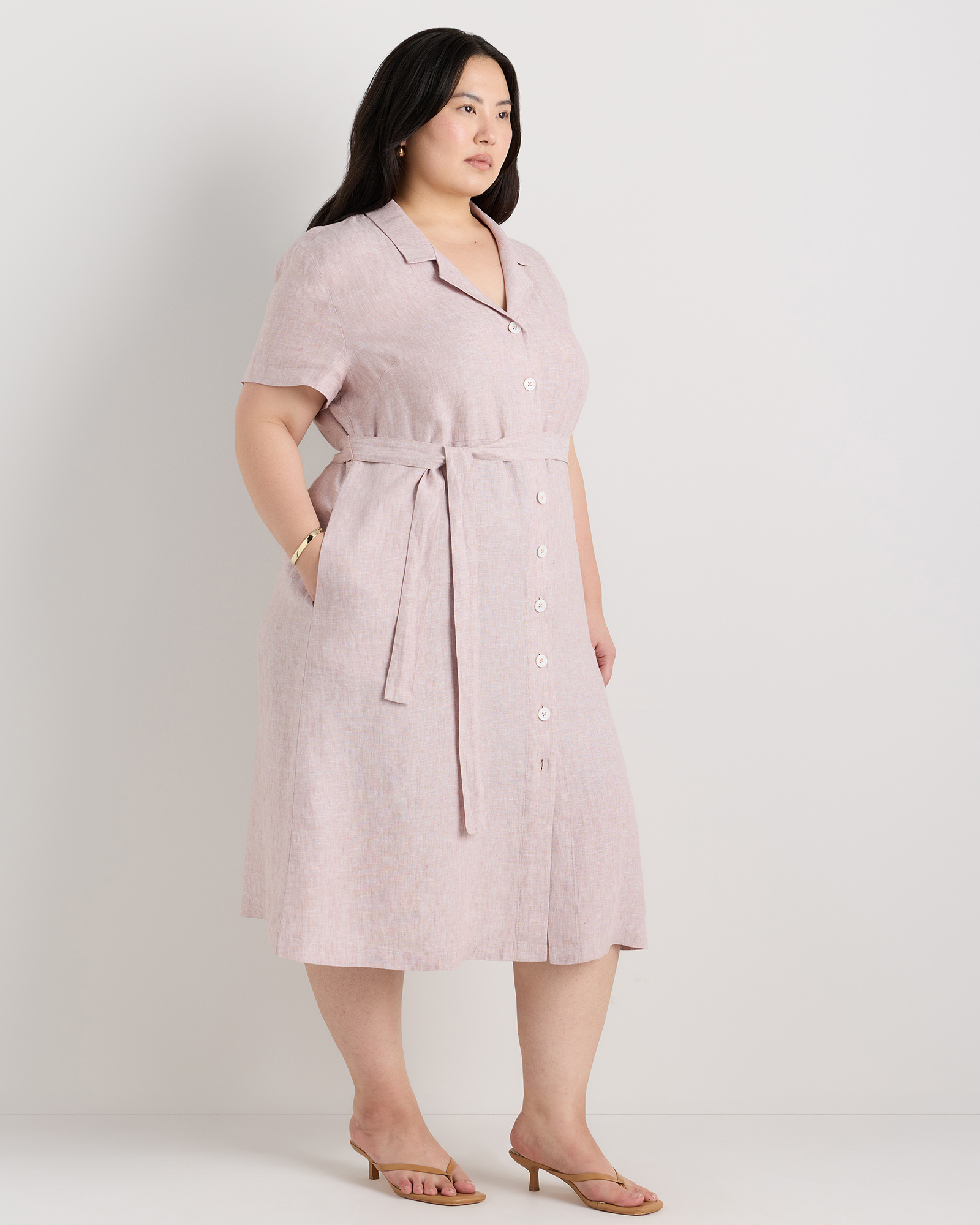 white linen tube dress Lavinia Linen Tube Mini Dress main image 0