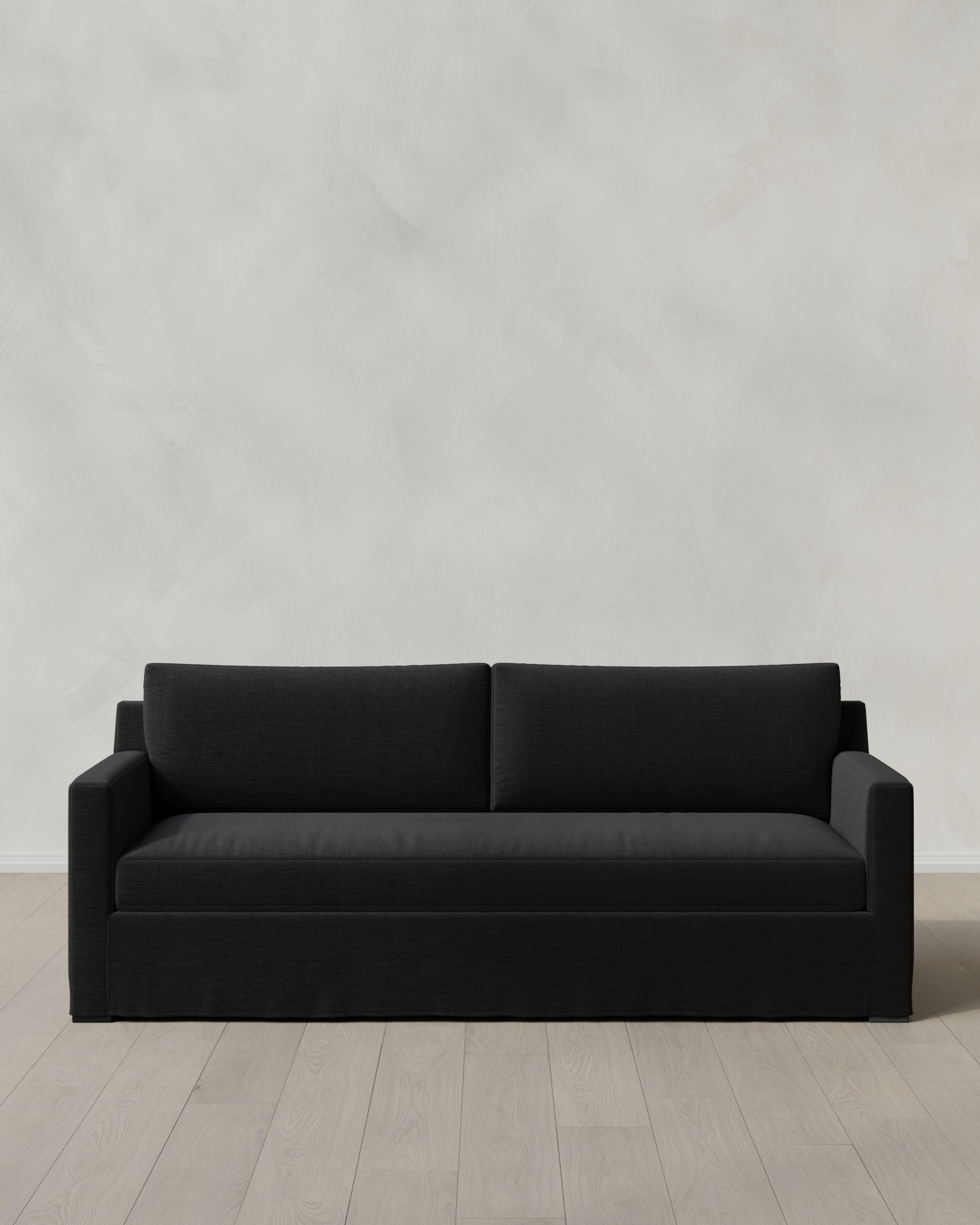 Onyx Ellery Slipcover Sofa in Performance Linen